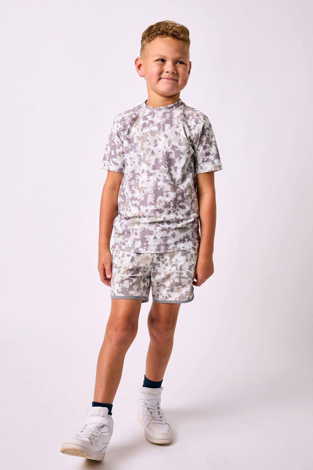 Boys Practice Tee Shirt - Camo image number 2