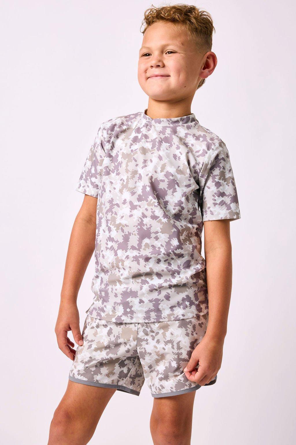 Boys Practice Tee Shirt - Camo image number 1