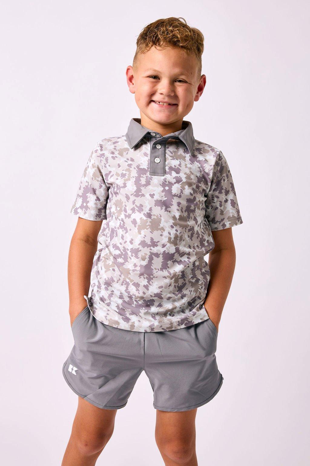 Boys Polo Shirt - Camo image number 1