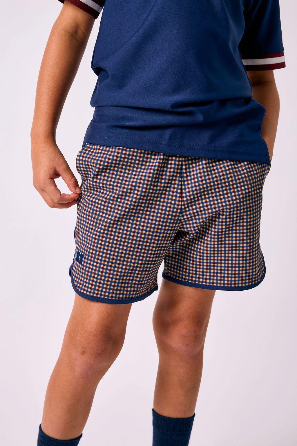 Boys Retro Super Short- Fall Plaid image number 3