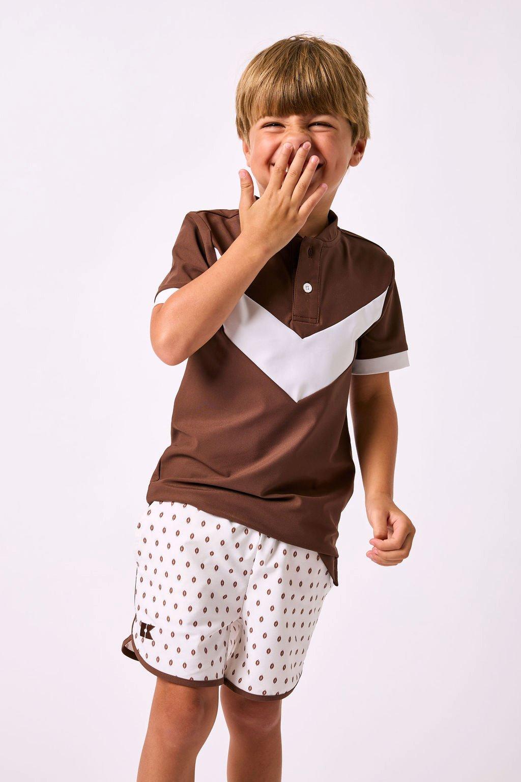 Boys Blade Shirt- Brown image number 3