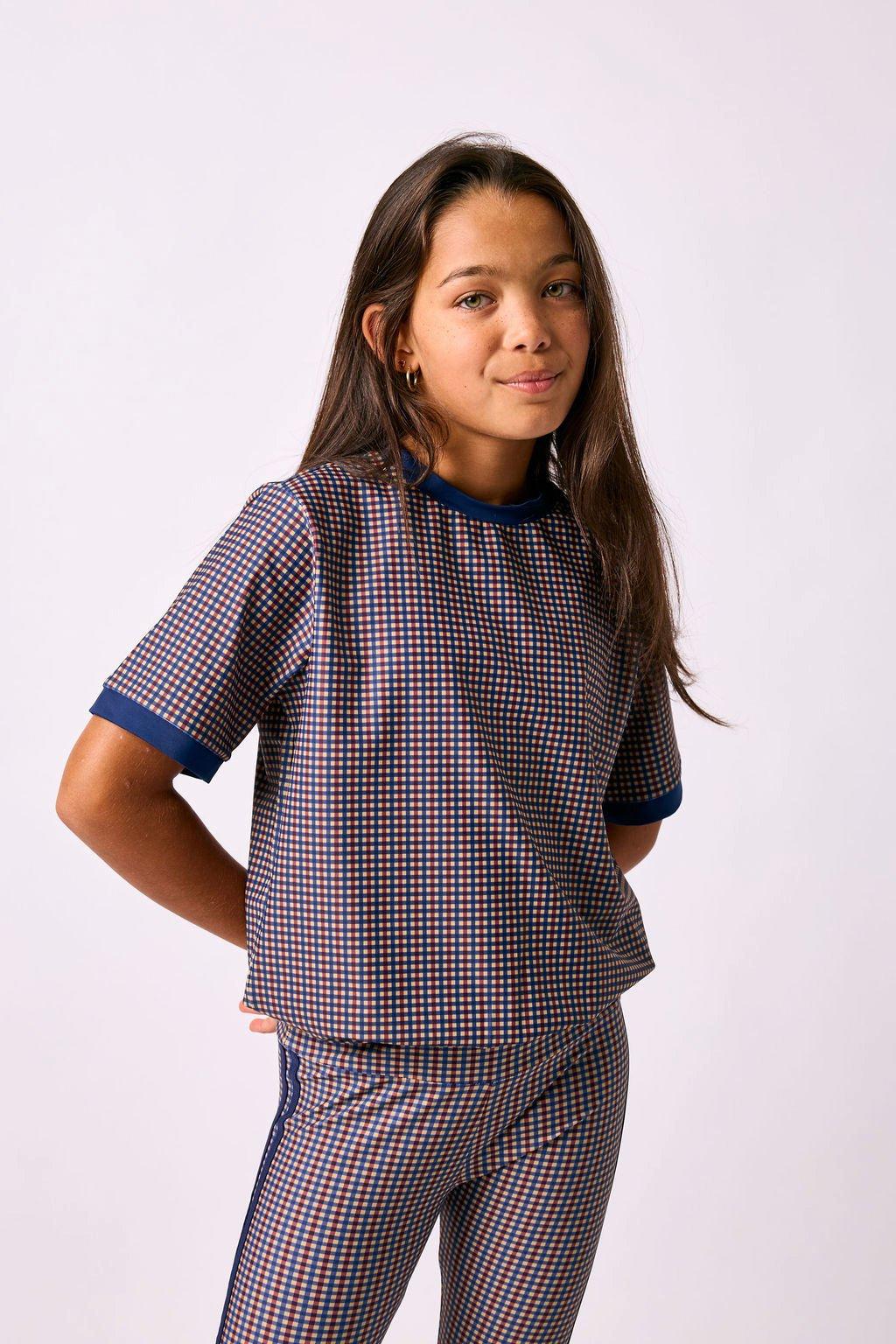 Dance Tee Fall Plaid image number 4