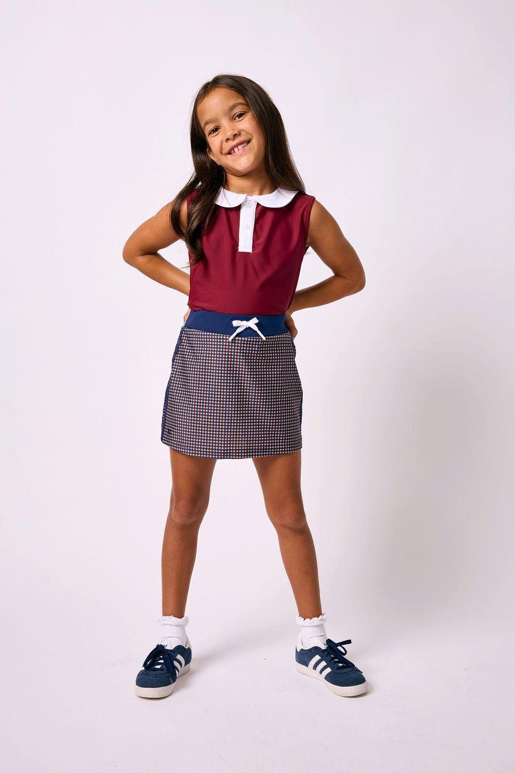 Top Spin Skort - Fall Plaid image number 1