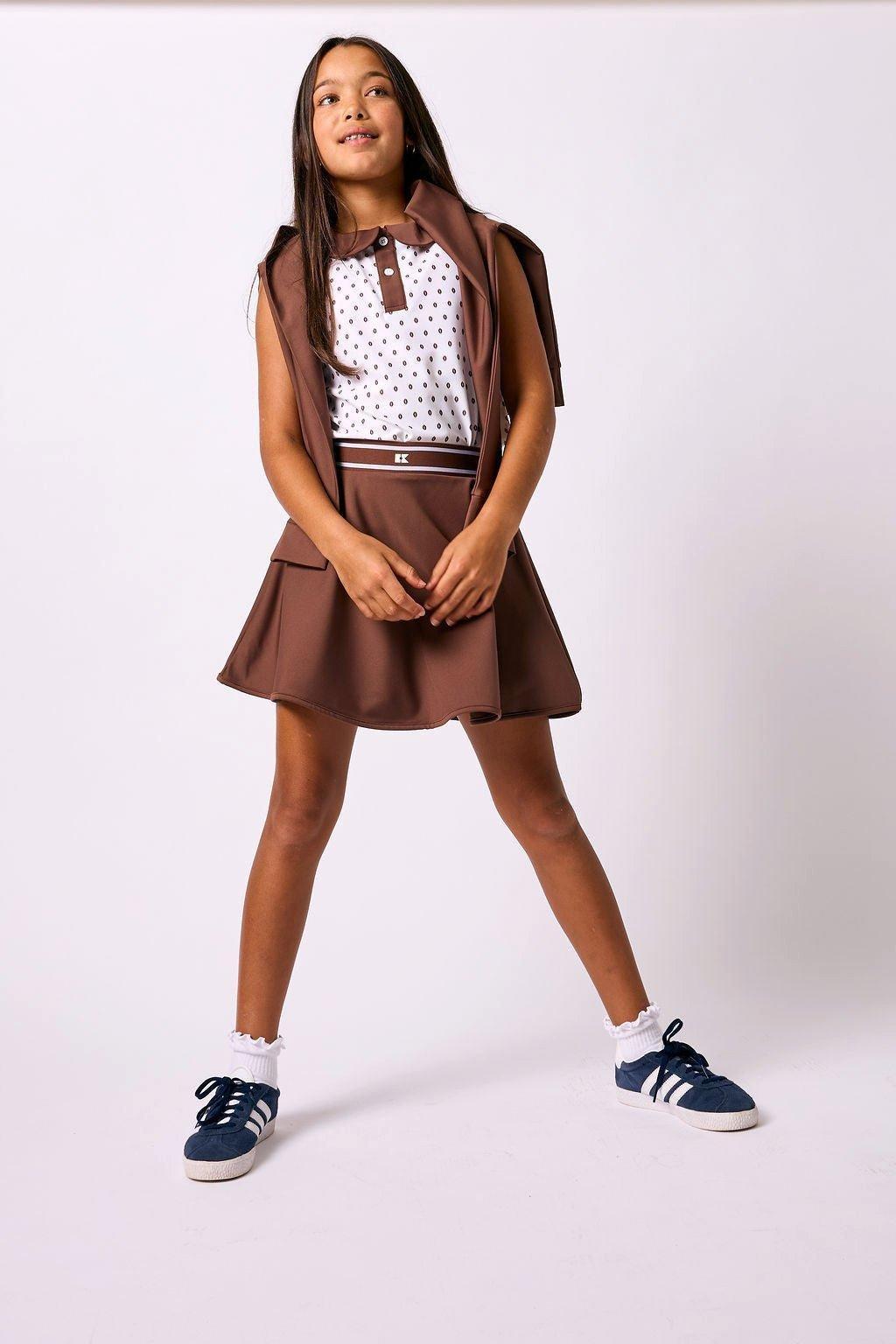 Top Spin Skort Brown image number 2