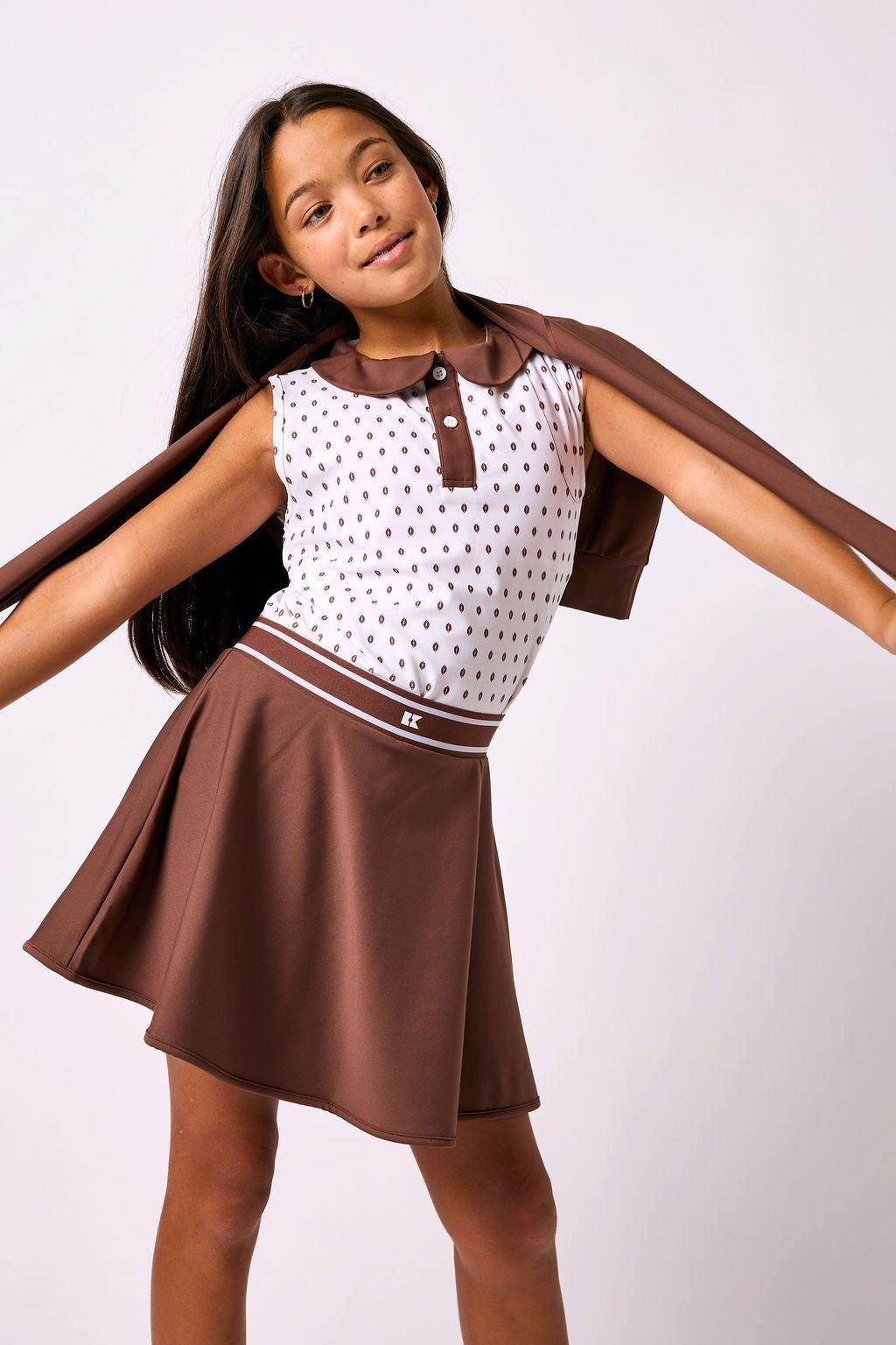 Top Spin Skort Brown image number 4