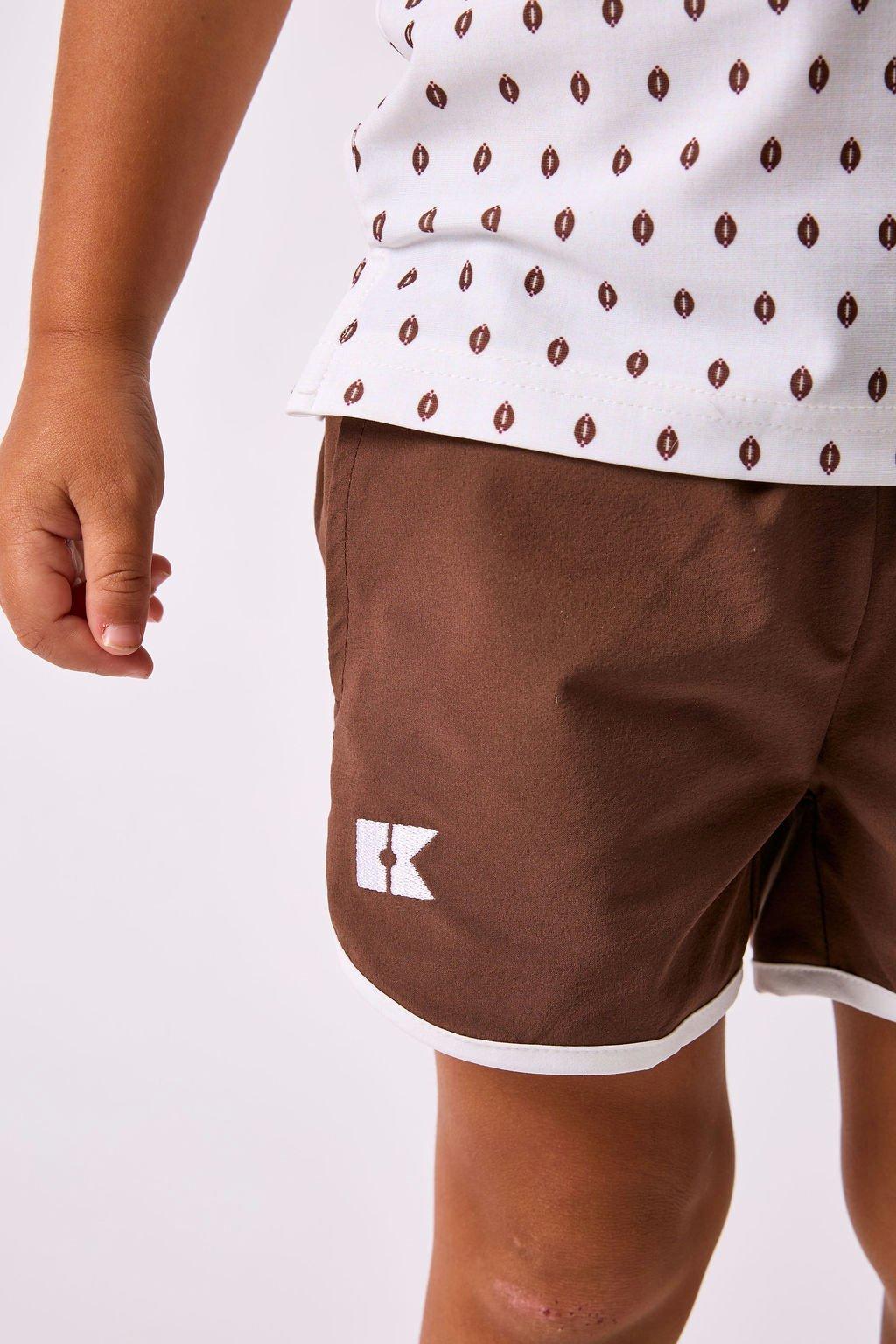 Boys Retro Super Short- Brown image number 2