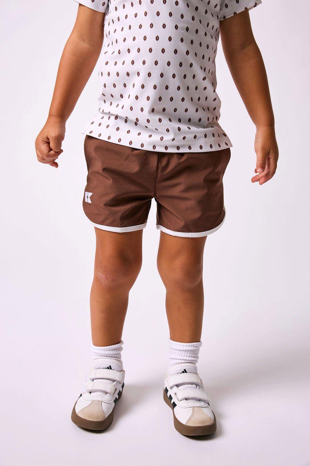 Boys Retro Super Short- Brown image number 3