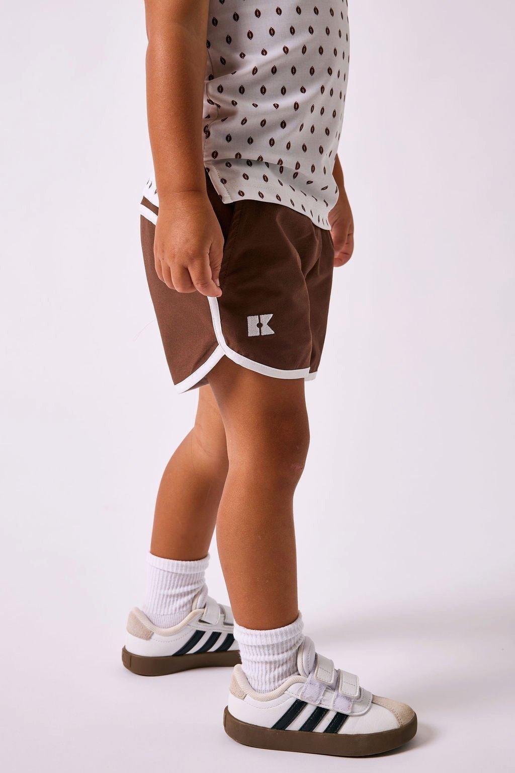 Boys Retro Super Short- Brown image number 4