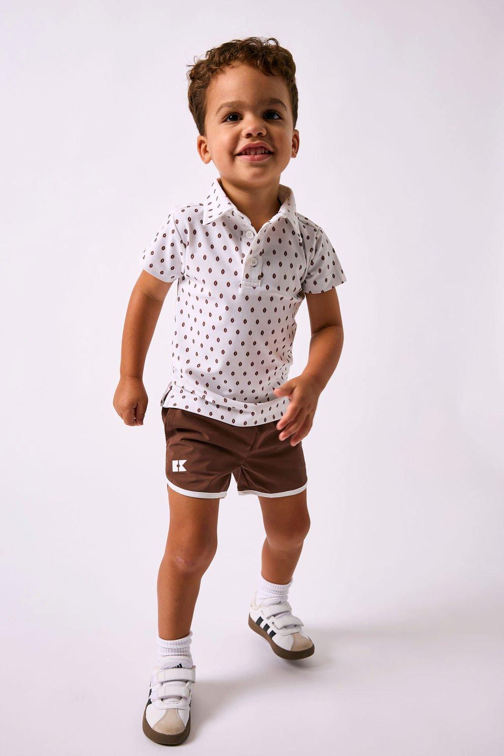 Boys Retro Super Short- Brown image number 1
