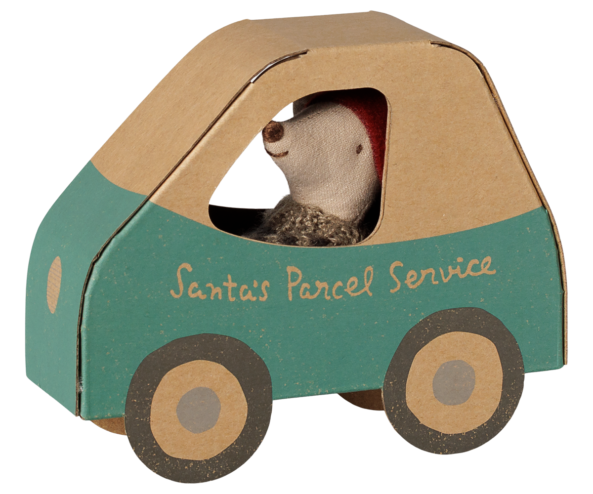 Christmas mouse, Little brother in car box image number 1