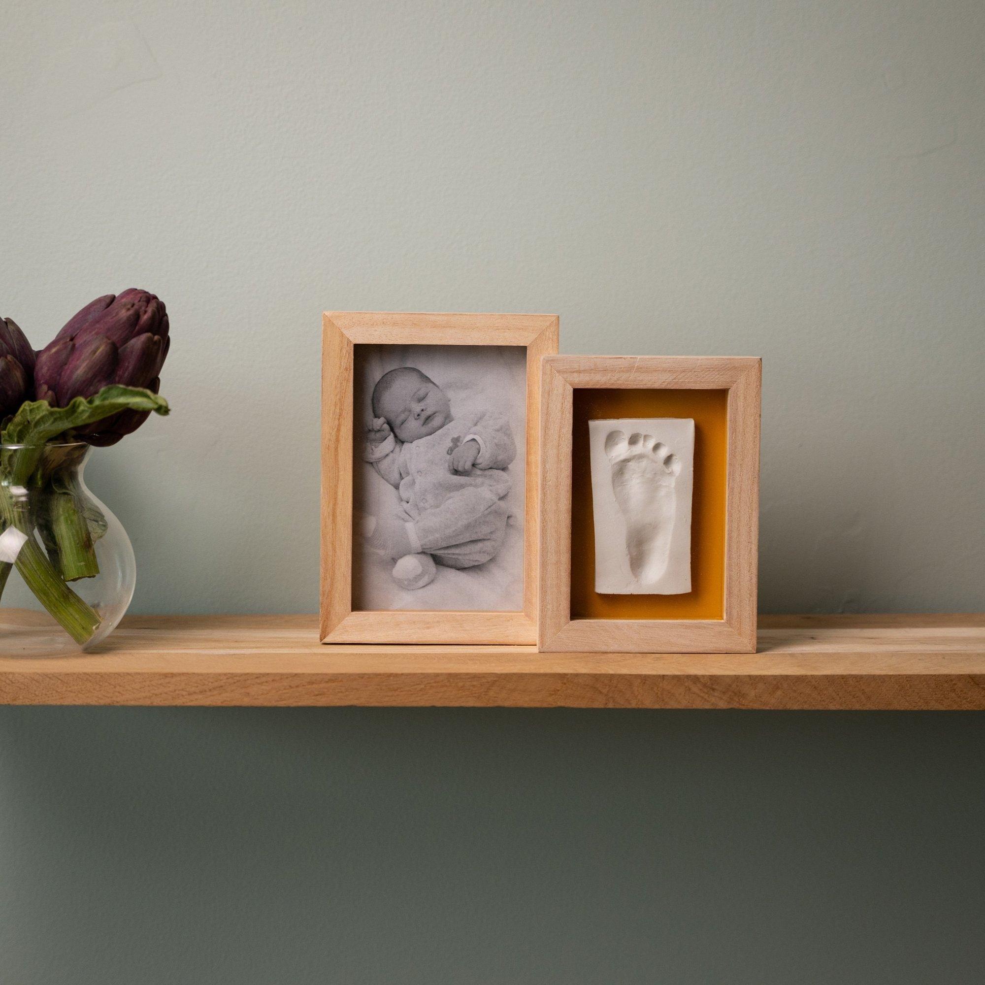 Duo Baby Frame - Baby Handprint & Photo Frame image number 3