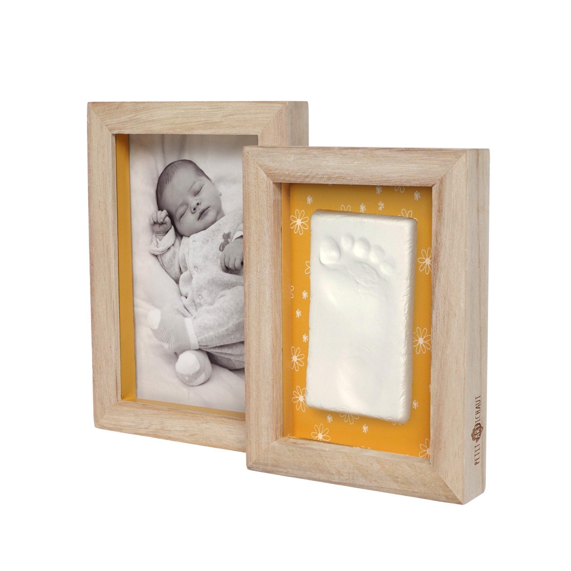 Duo Baby Frame - Baby Handprint & Photo Frame image number 1