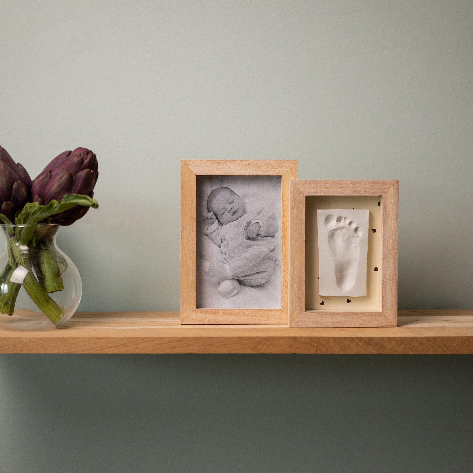 Duo Baby Frame - Baby Handprint & Photo Frame image number 3