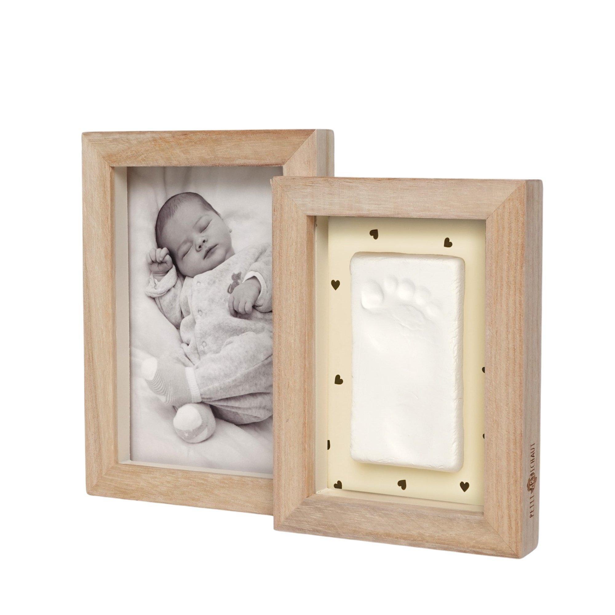 Duo Baby Frame - Baby Handprint & Photo Frame image number 1
