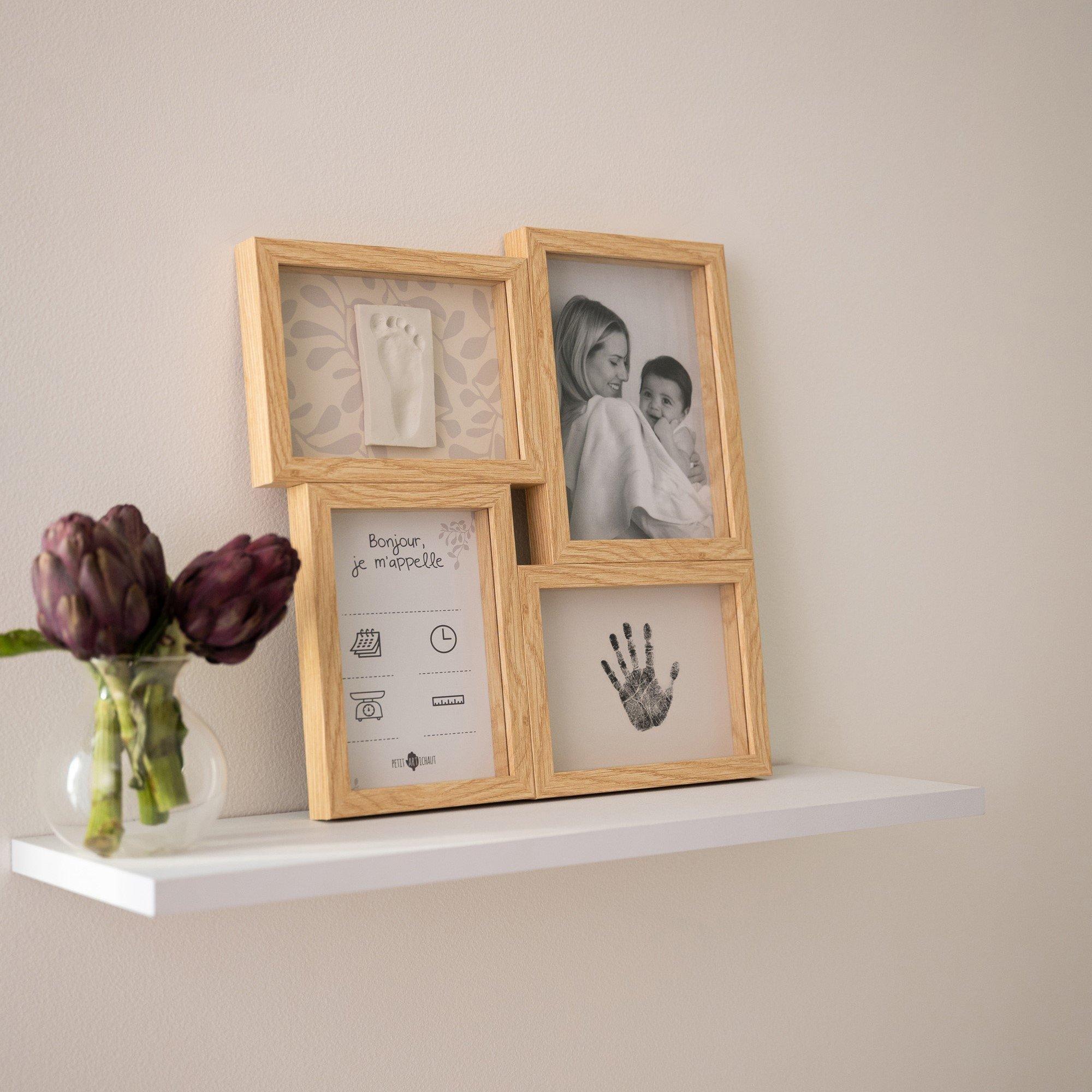 Puzzle Frame - Inkless Baby Print Keepsake Kit & Photo Memory Frame image number 3