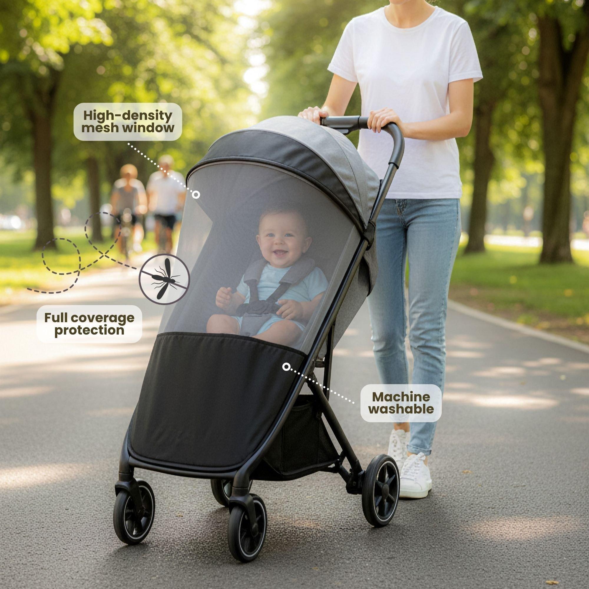 Breathable Universal Stroller Bug Net image number 1