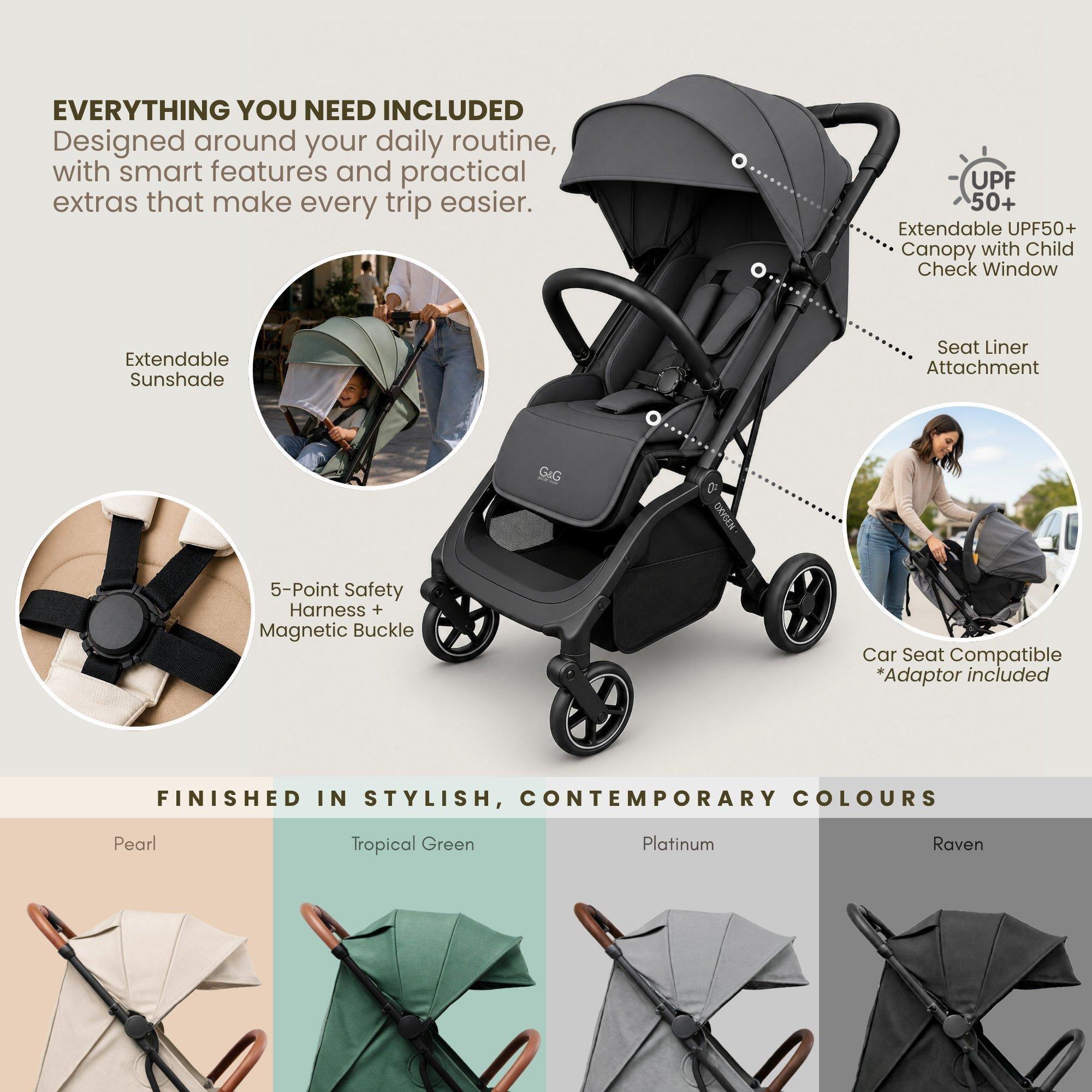 Oxygen v3 Lightweight & Compact Stroller image number 3
