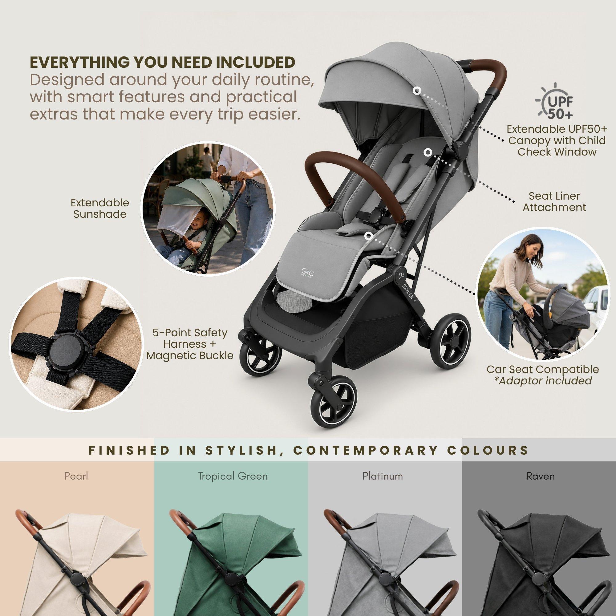 Oxygen v3 Lightweight & Compact Stroller image number 3