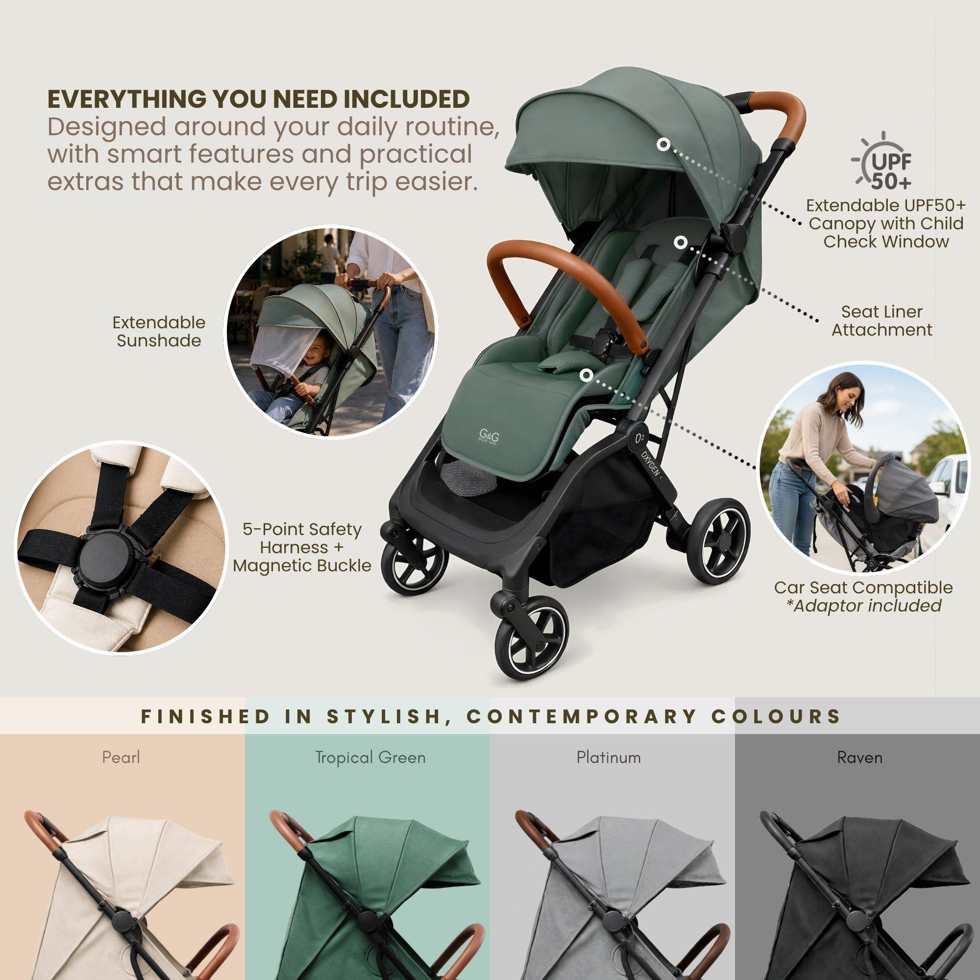 Oxygen v3 Lightweight & Compact Stroller image number 3