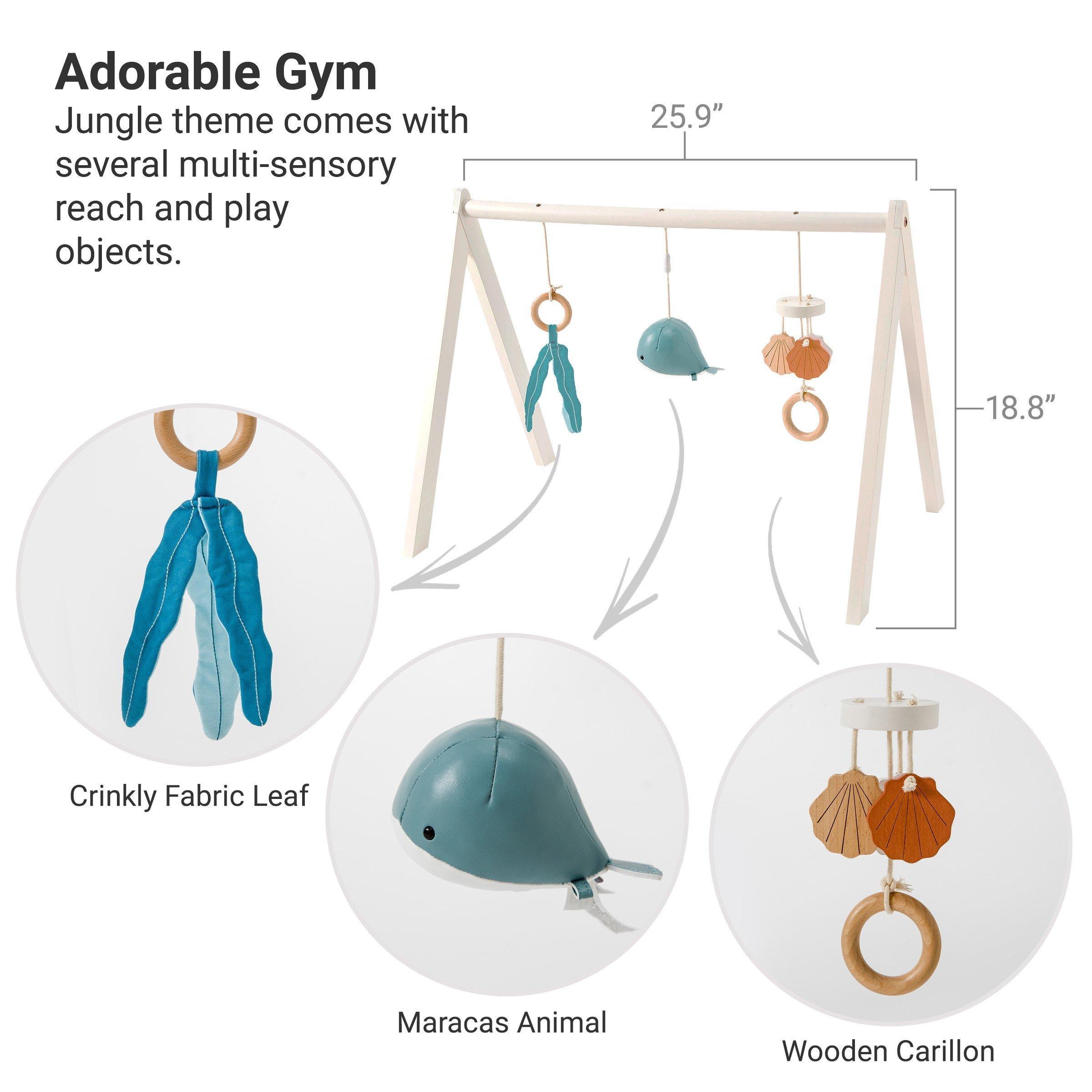 Wooden Activity Arch - Ocean, Baby Gym & Sensory Toys image number 3