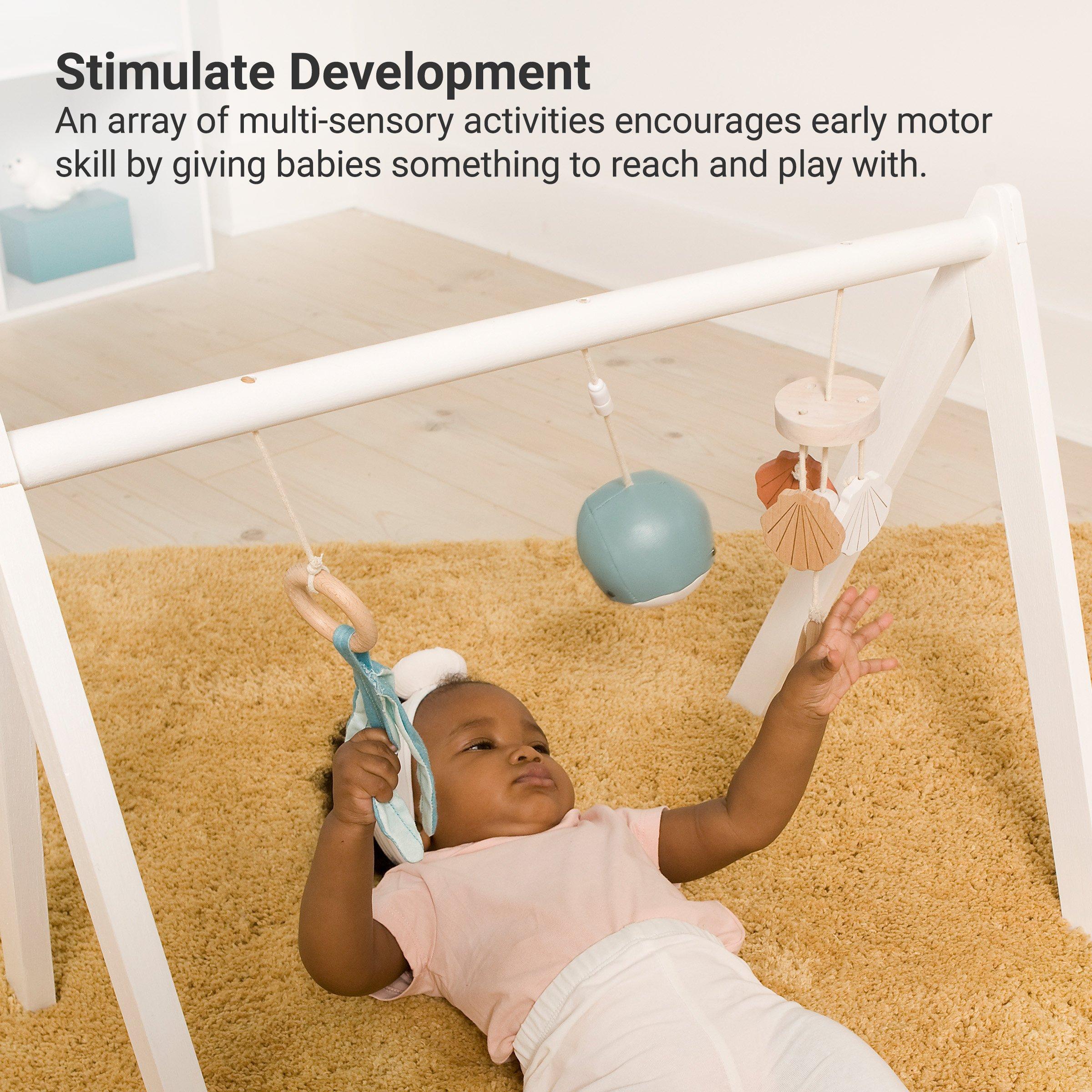 Wooden Activity Arch - Ocean, Baby Gym & Sensory Toys image number 4