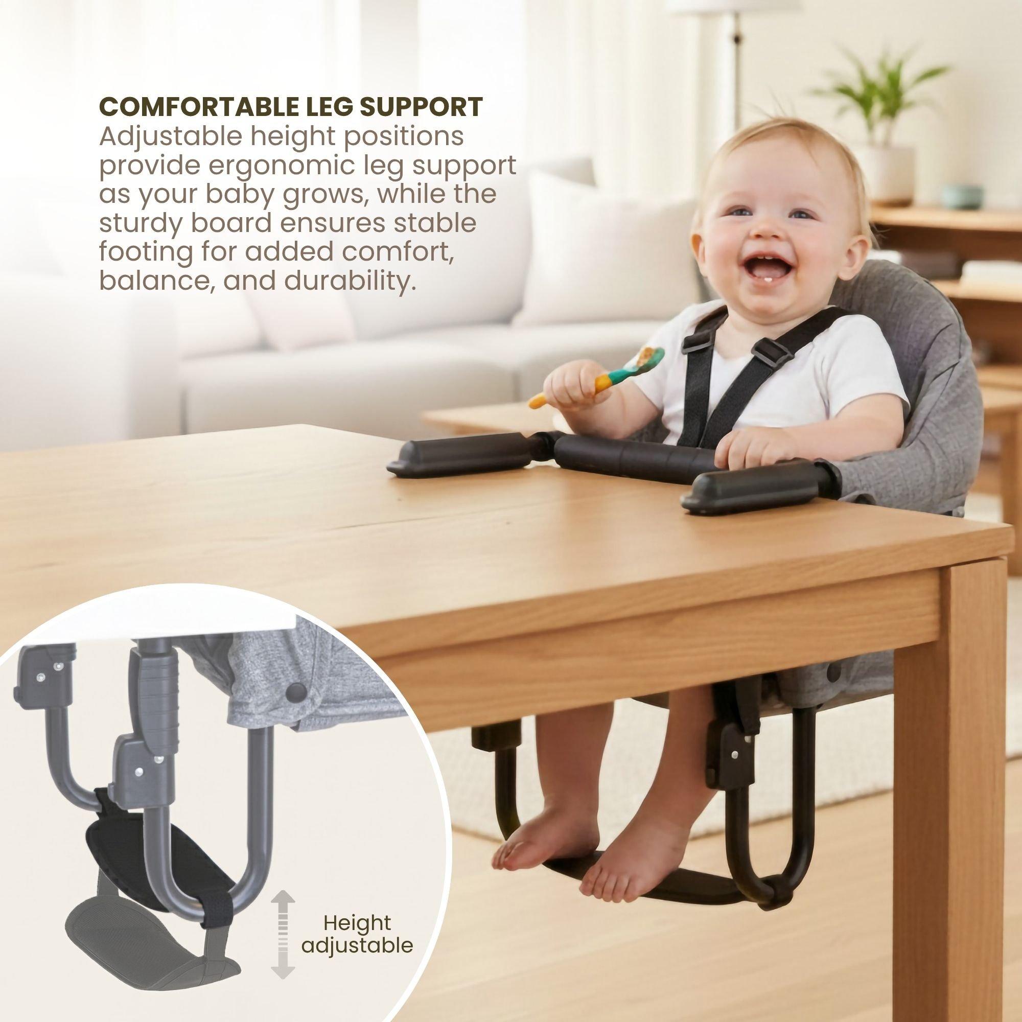 Perch Adjustable Footrest for Hook-On High Chair image number 2