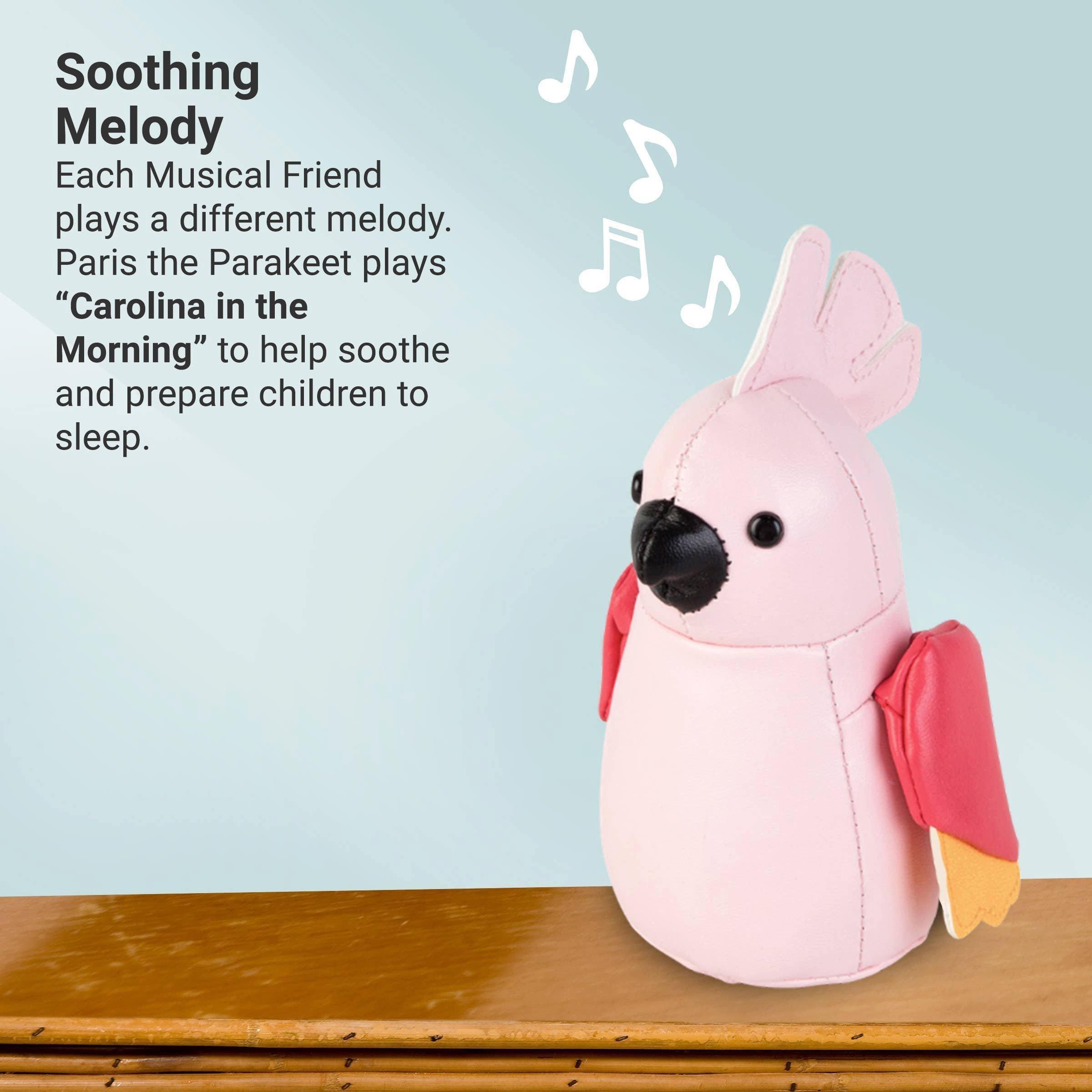 Musical Animals - Parakeet , Plush Baby Music Box image number 4