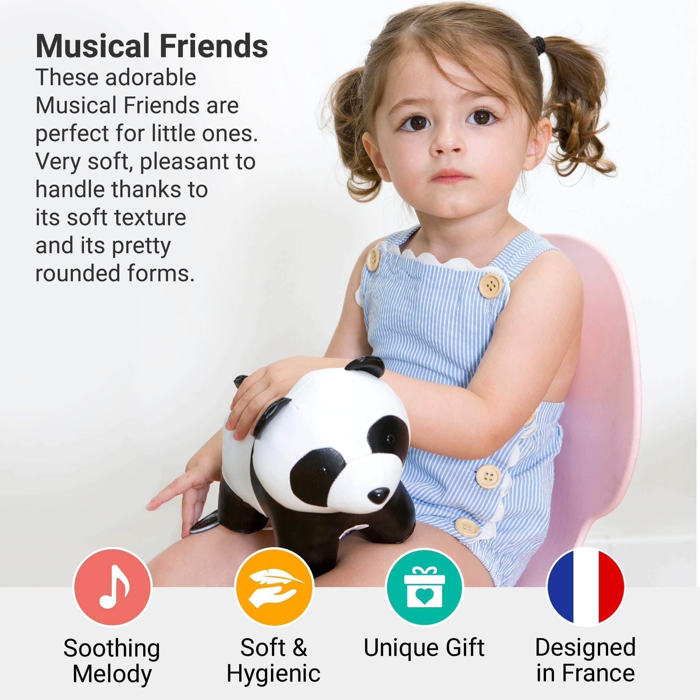 Musical Animals - Luca the Panda, Plush Baby Music Box image number 1