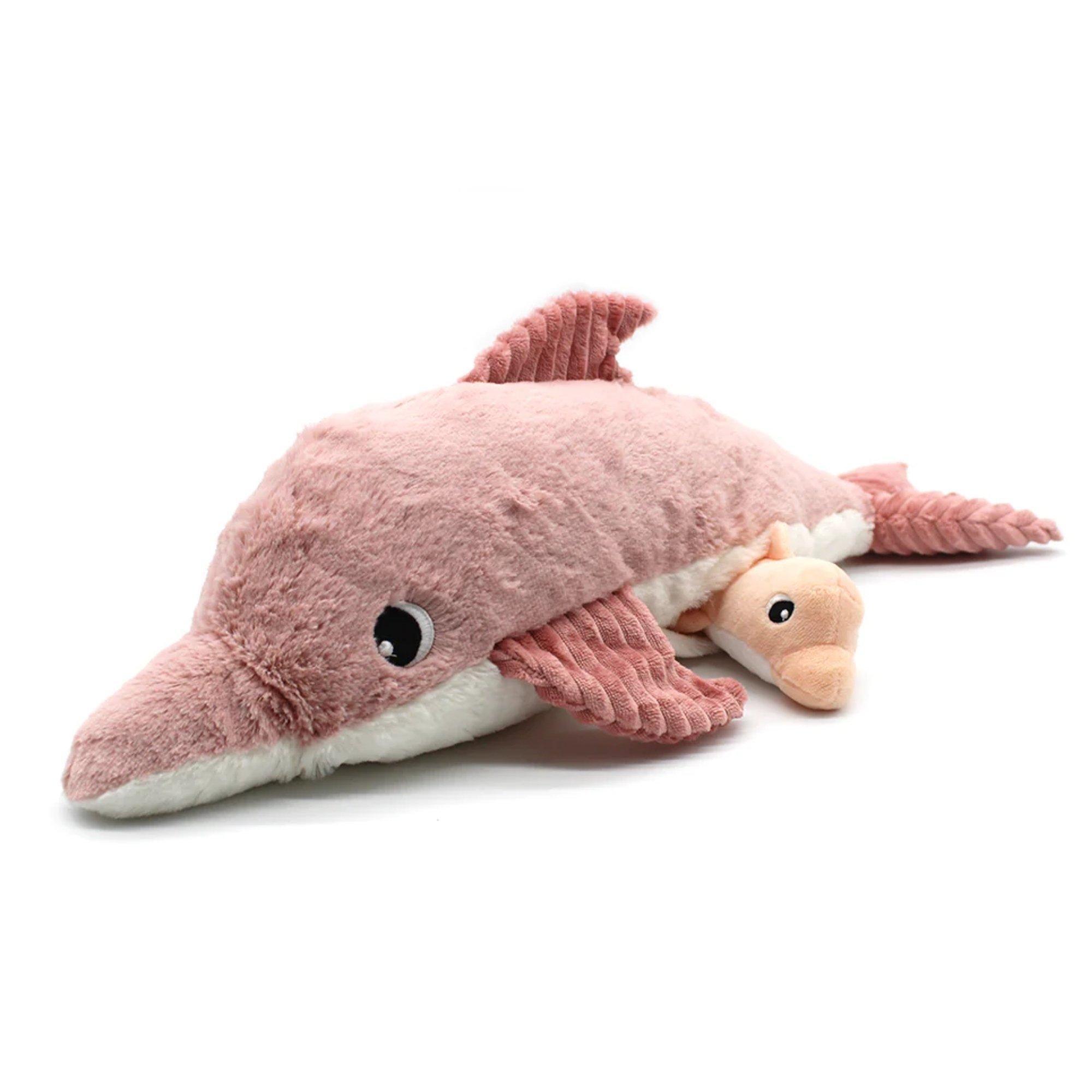 Dolphin Mom & Baby Secret Keeper Plush Toy image number 2