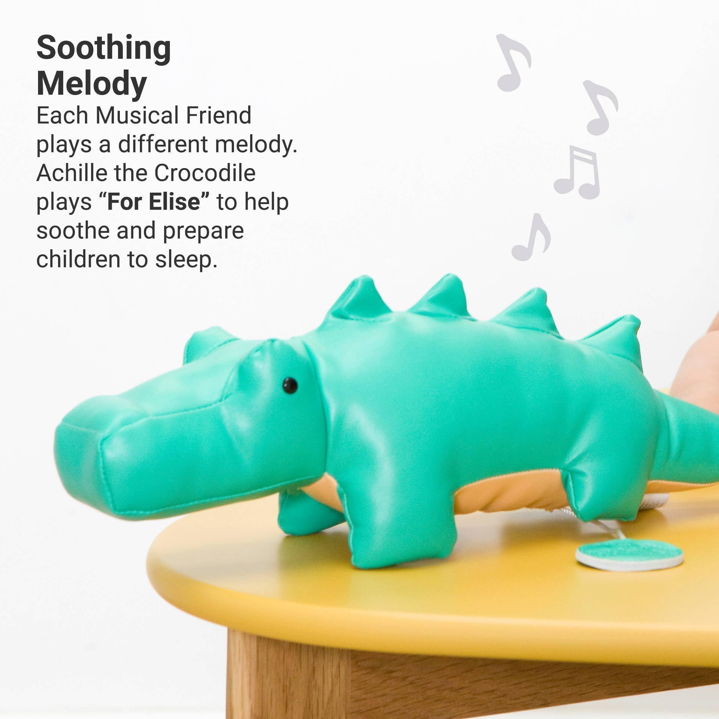 Musical Animals - Crocodile, Plush Baby Music Box image number 4