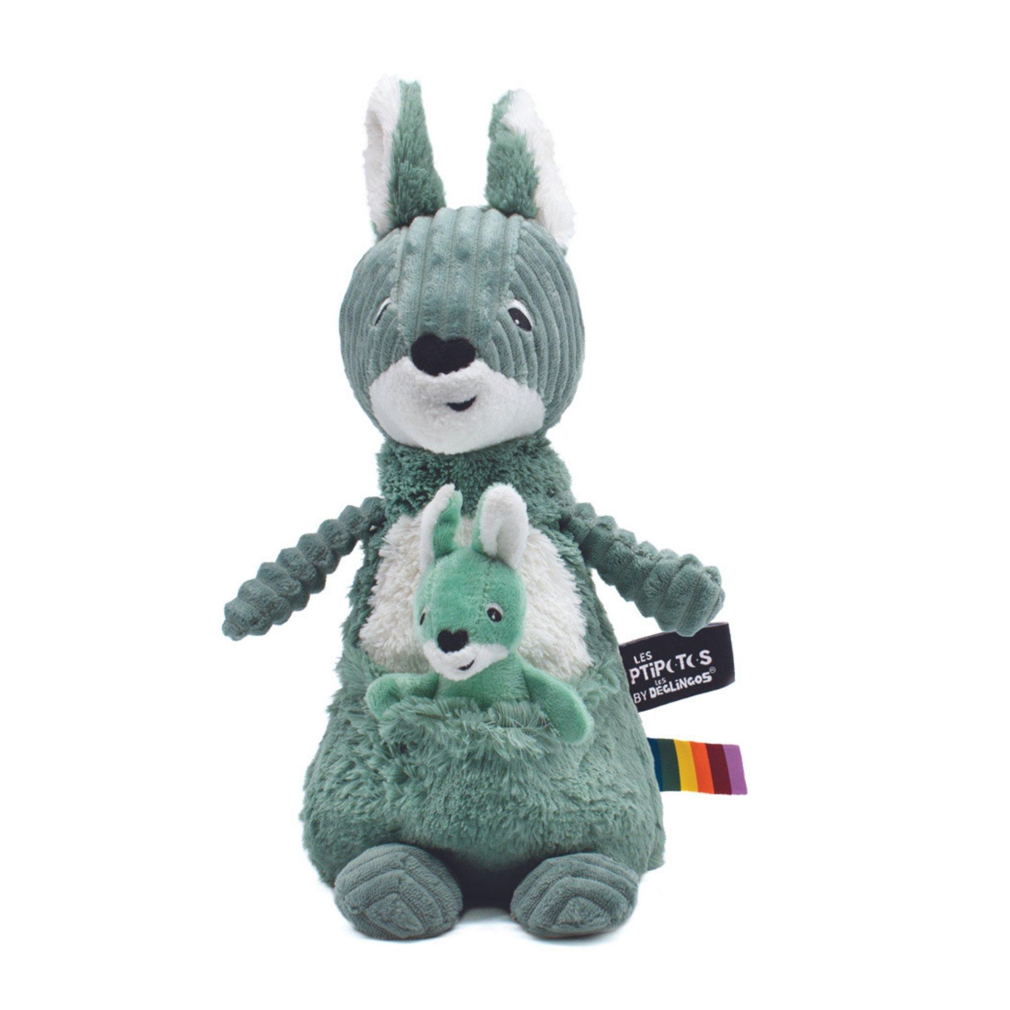 Kangaroo Mom & Her Baby - Secret Keeper Plush Toy image number 2