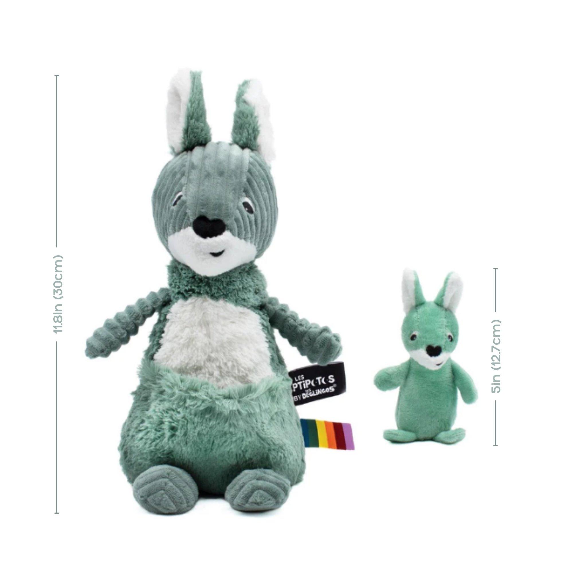 Kangaroo Mom & Her Baby - Secret Keeper Plush Toy image number 1