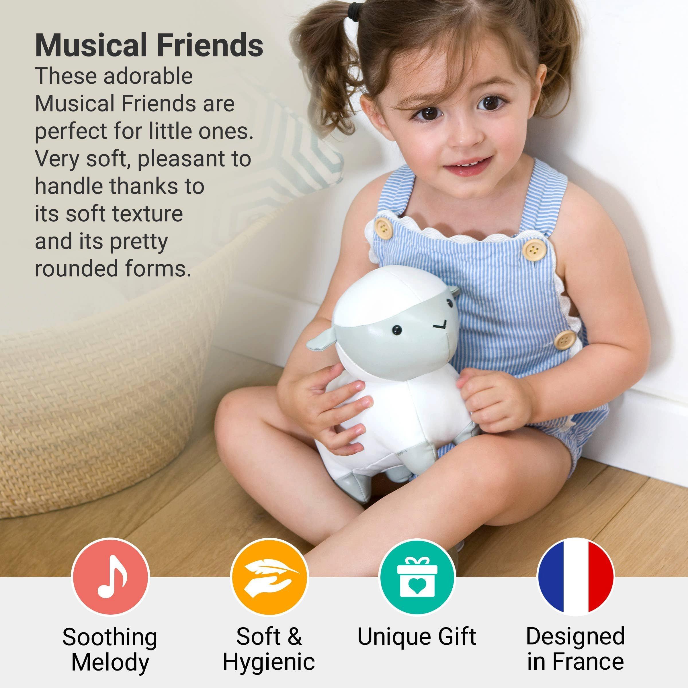 Musical Animals - Sheep, Plush Baby Music Box image number 1