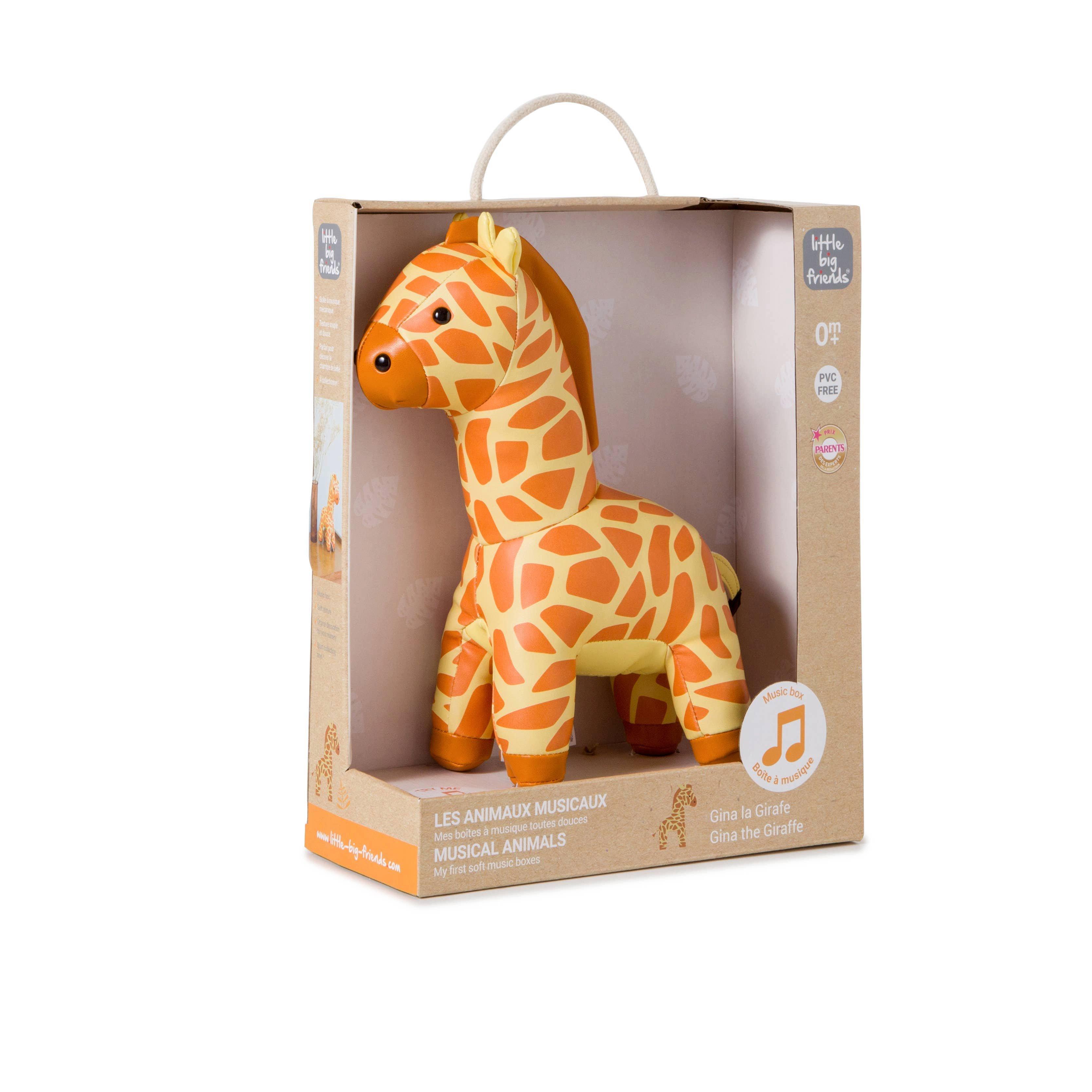 Musical Animals - Giraffe, Plush Baby Music Box image number 3