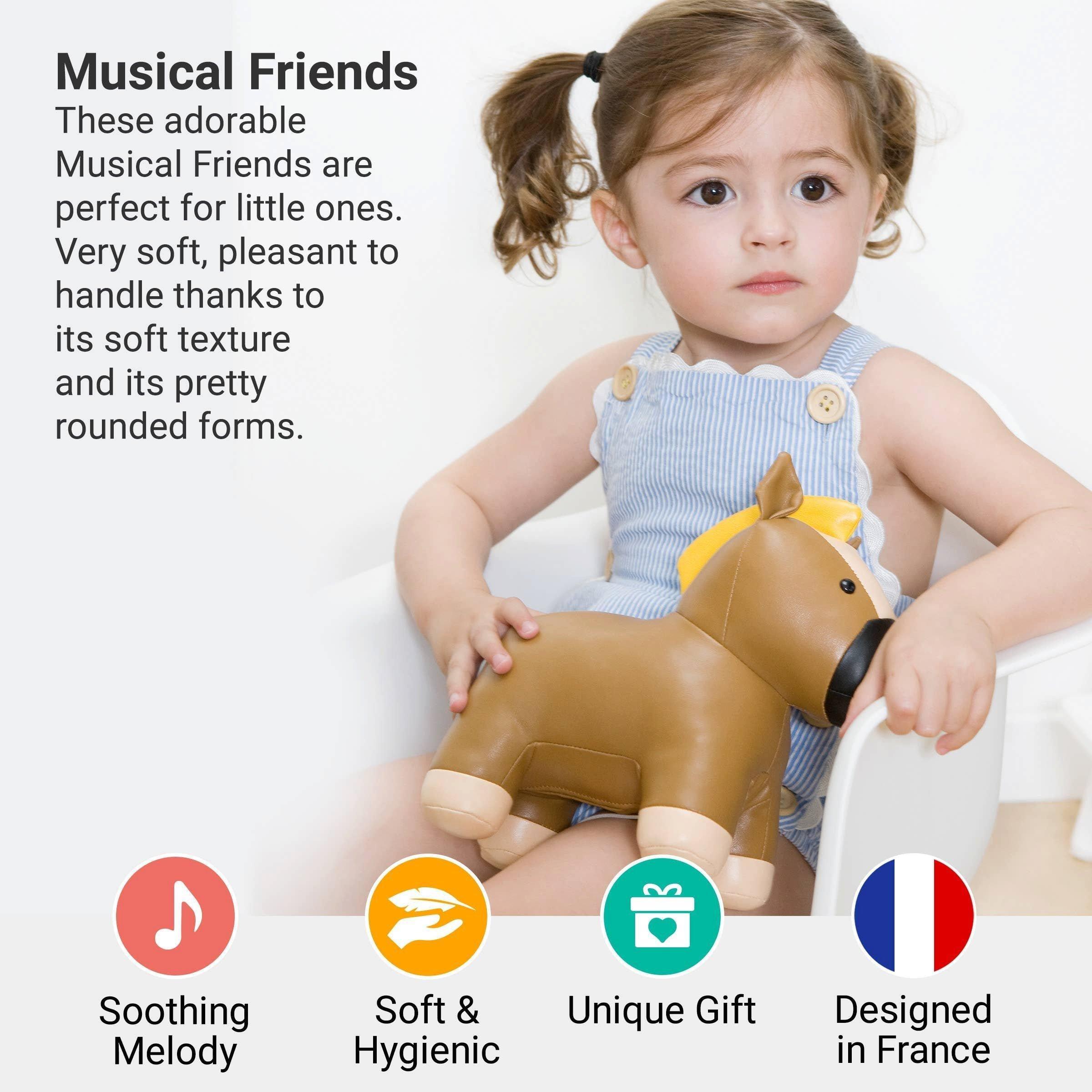 Musical Animals - Horse, Plush Baby Music Box image number 1