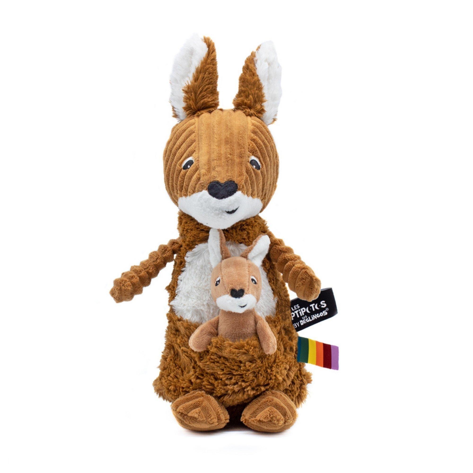 Kangaroo Mom & Her Baby - Secret Keeper Plush Toy image number 2