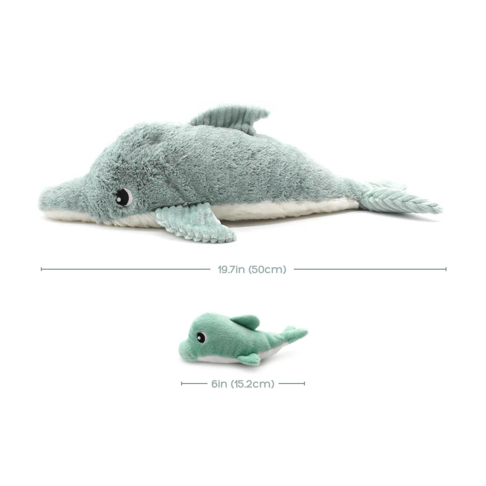 Dolphin Mom & Her Baby - Secret Keeper Plush Toy image number 1