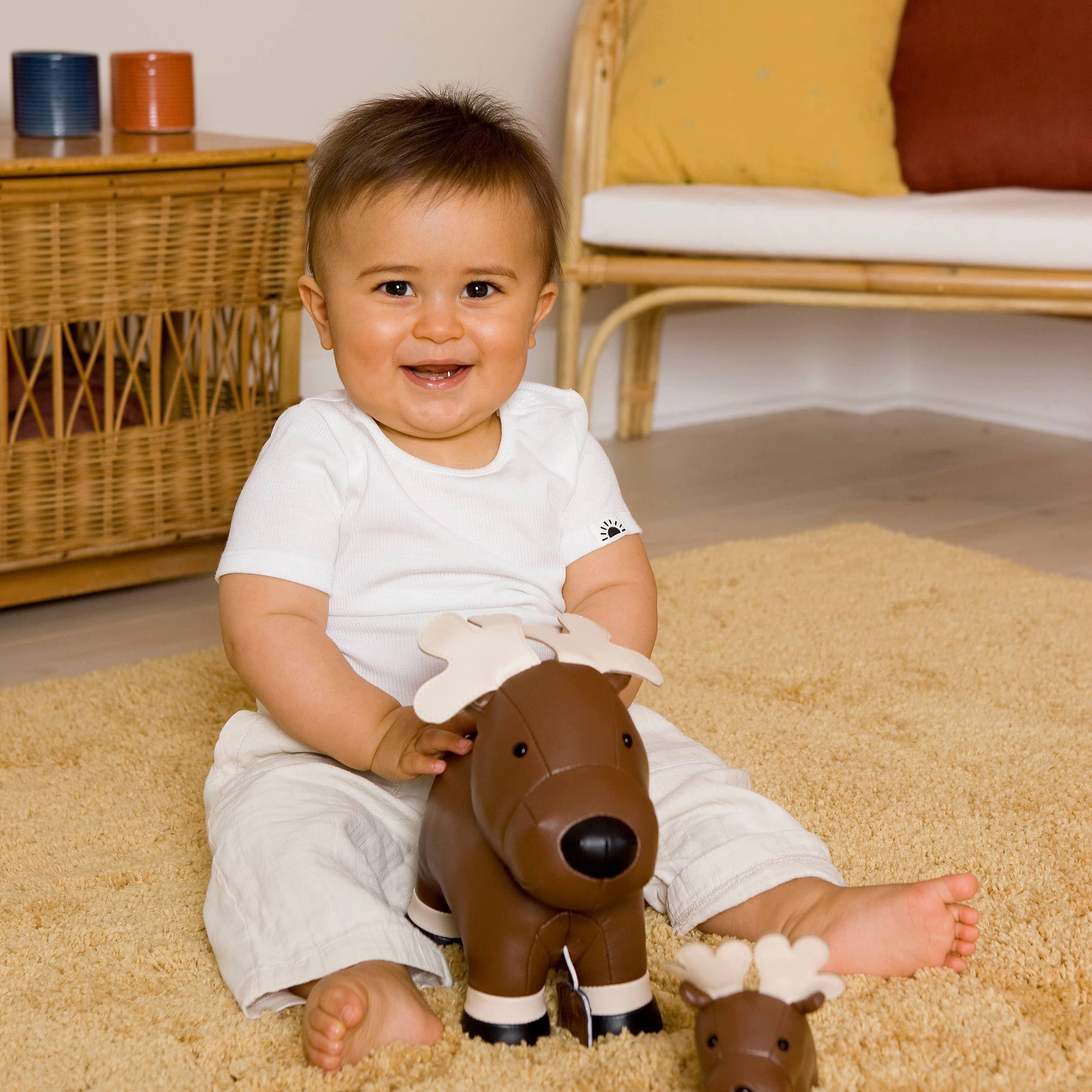 Musical Animals - Moose, Plush Baby Music Box image number 1