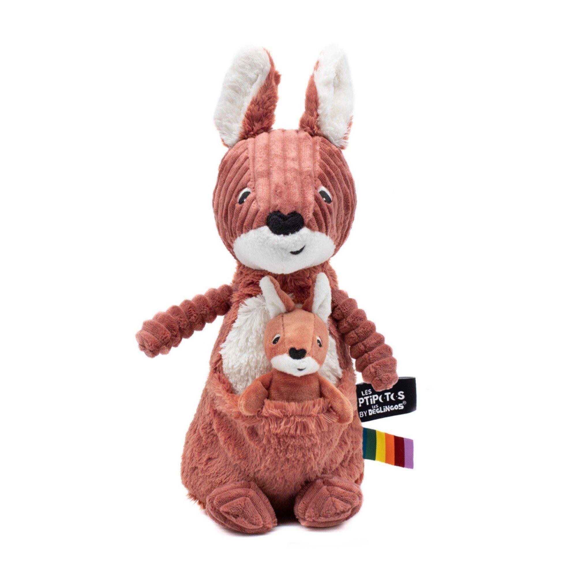 Kangaroo Mom & Her Baby - Secret Keeper Plush Toy image number 2