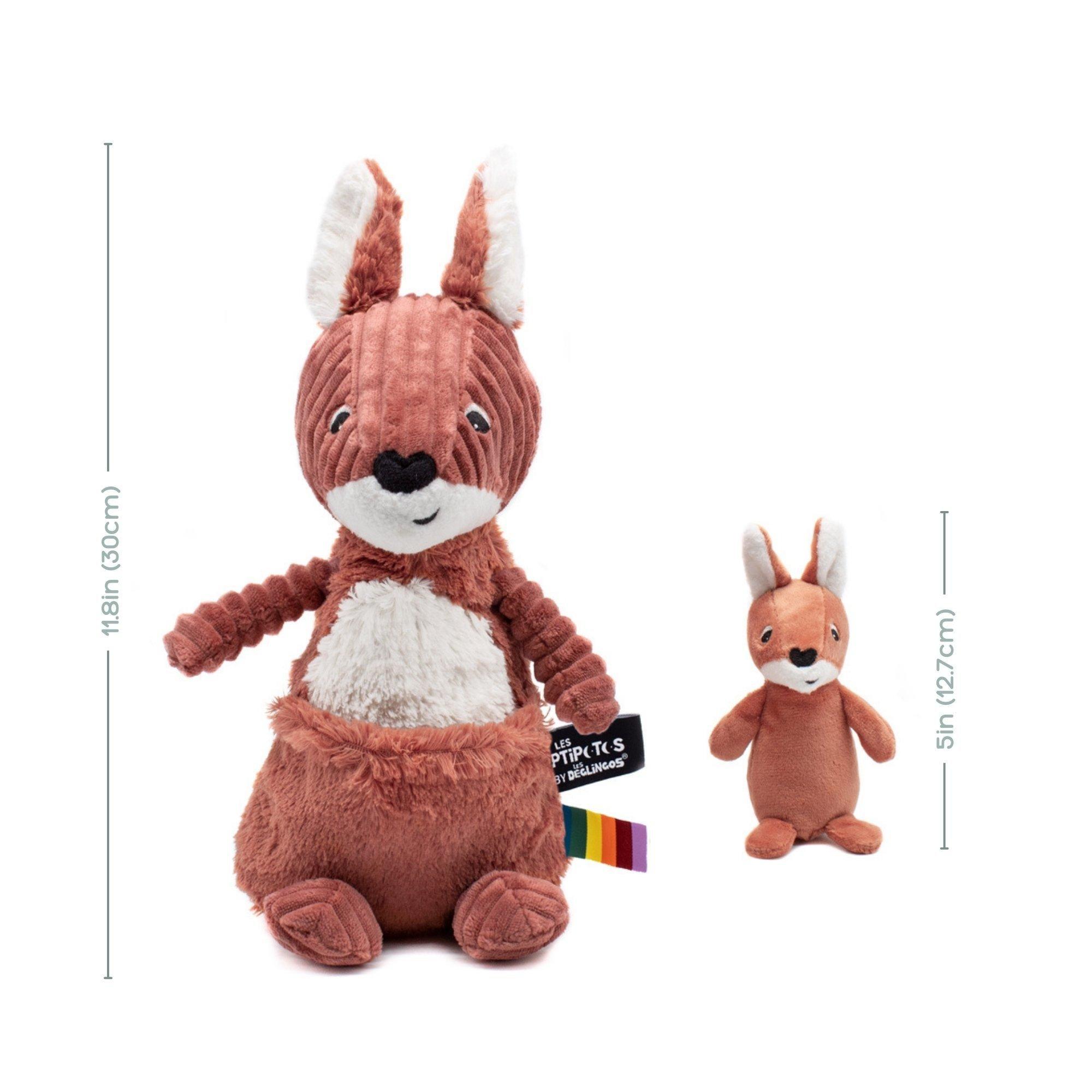 Kangaroo Mom & Her Baby - Secret Keeper Plush Toy image number 1