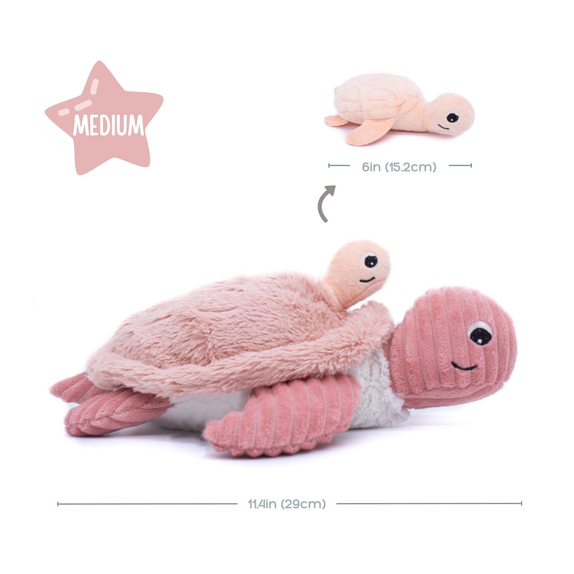 Sea Turtle Mom & Her Baby - Secret Keeper Plush Toy image number 1
