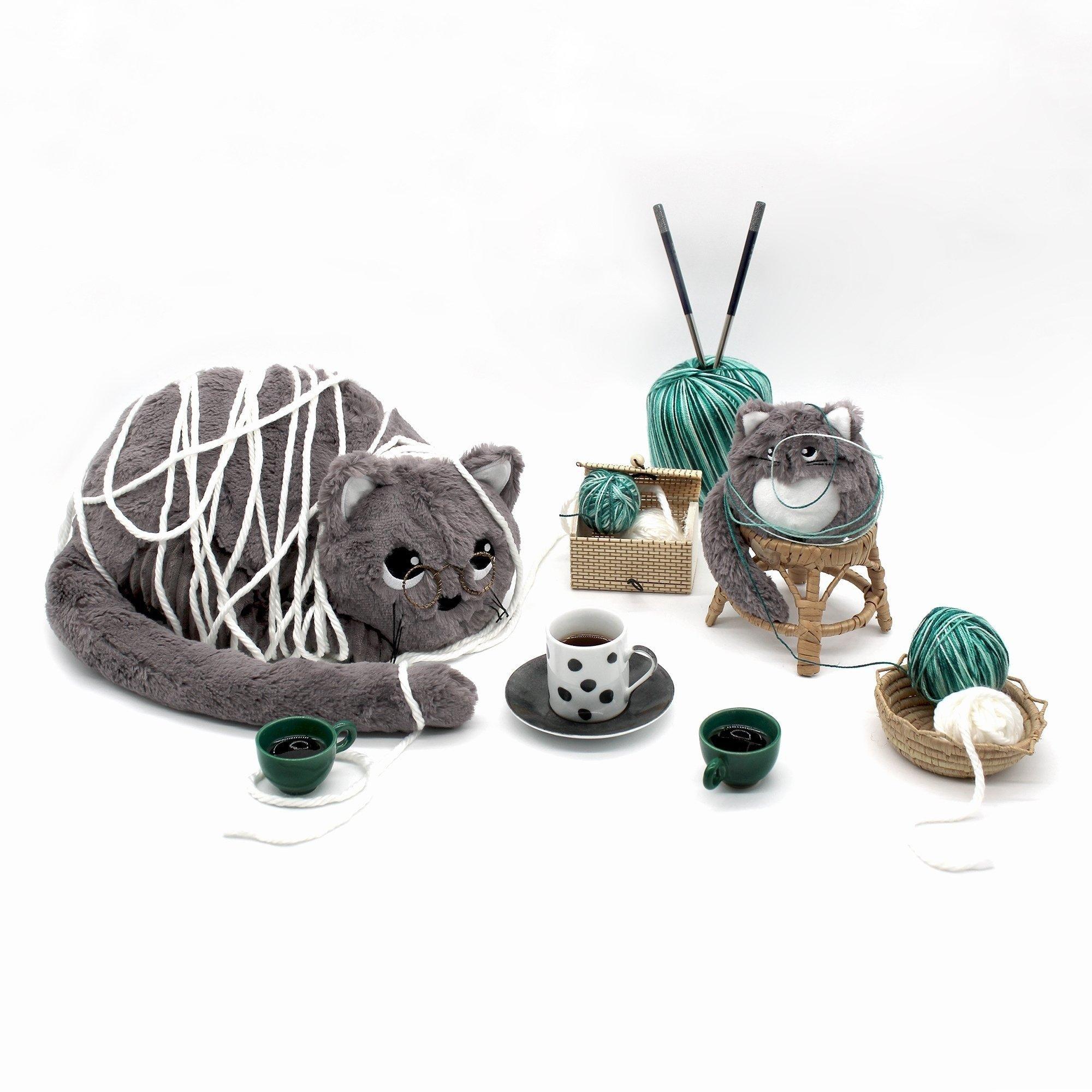 Cat Mom & Her Baby - Secret Keeper Plush Toy image number 3