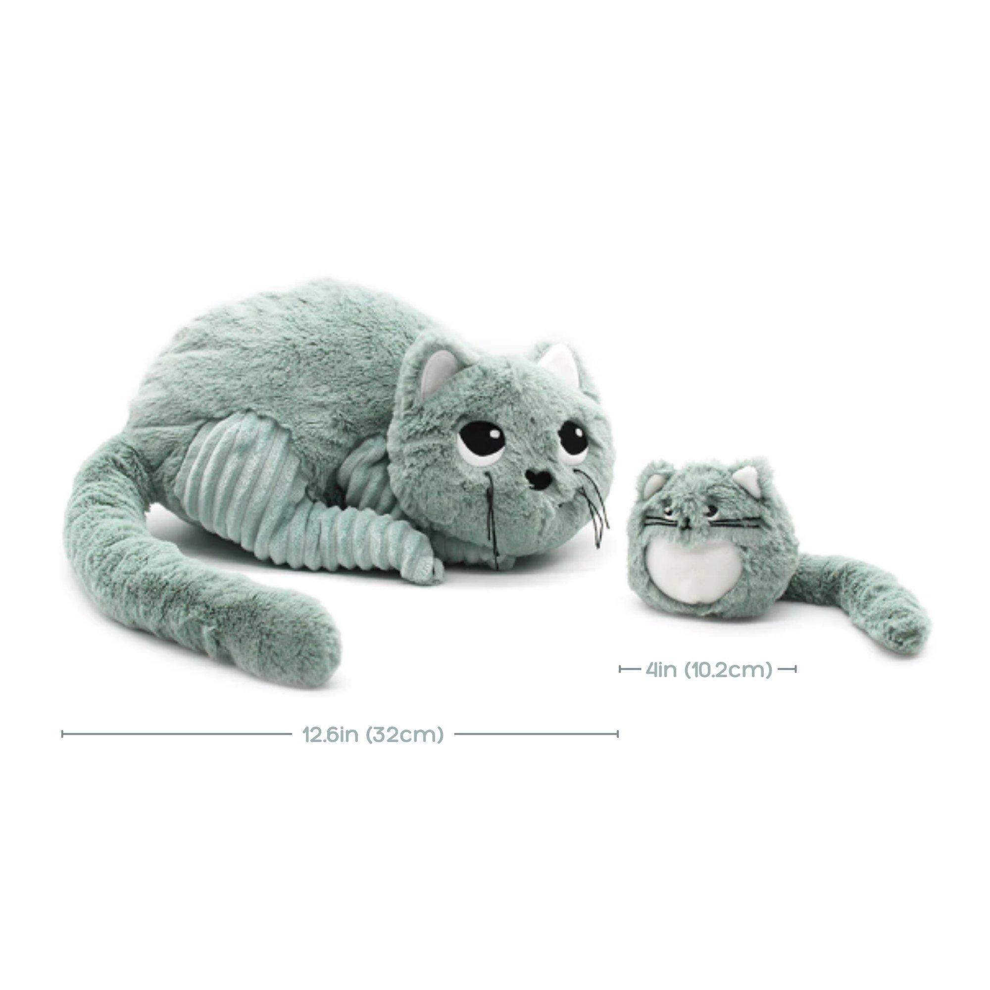 Cat Mom & Her Baby - Secret Keeper Plush Toy image number 1