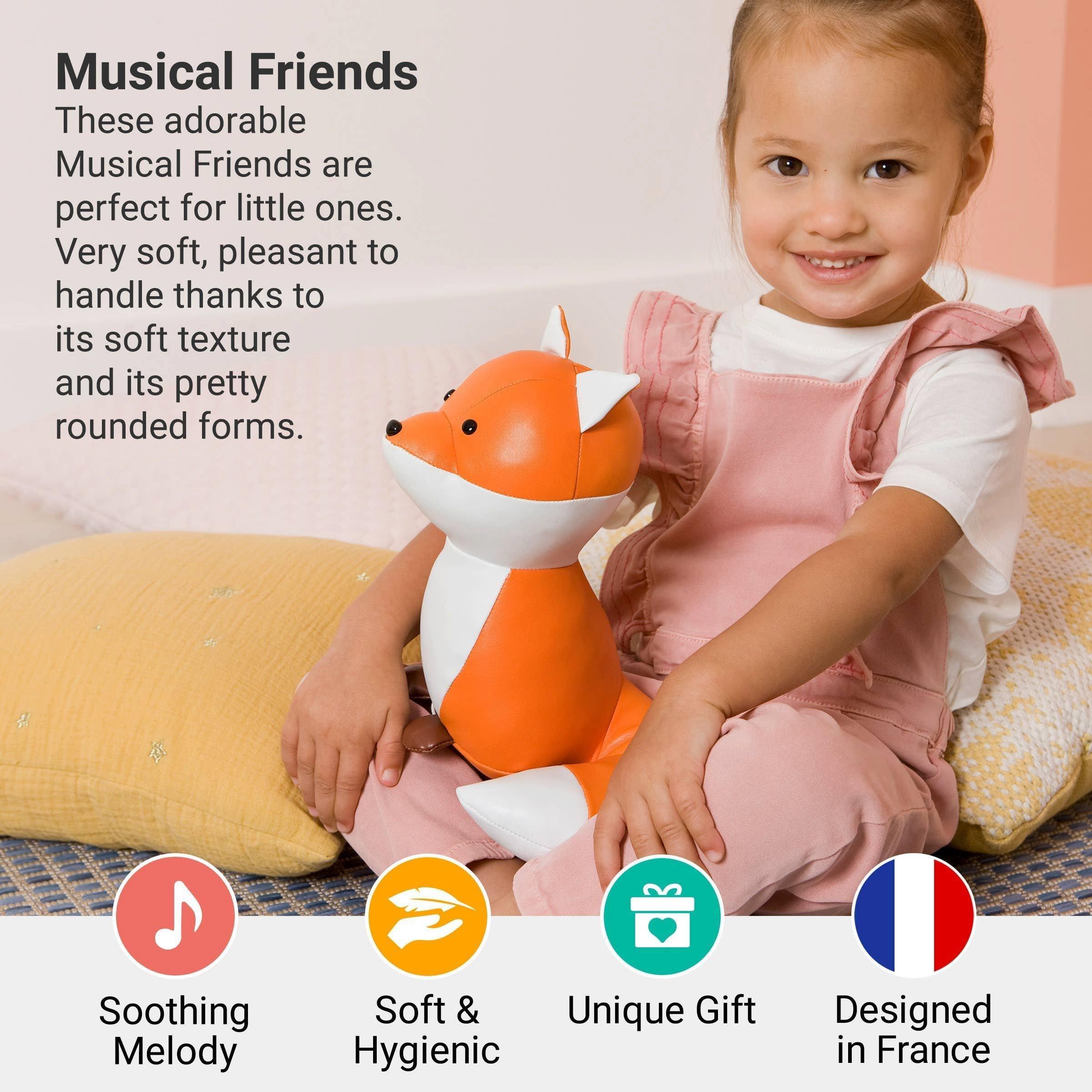Musical Animals - Fox, Plush Baby Music Box image number 1
