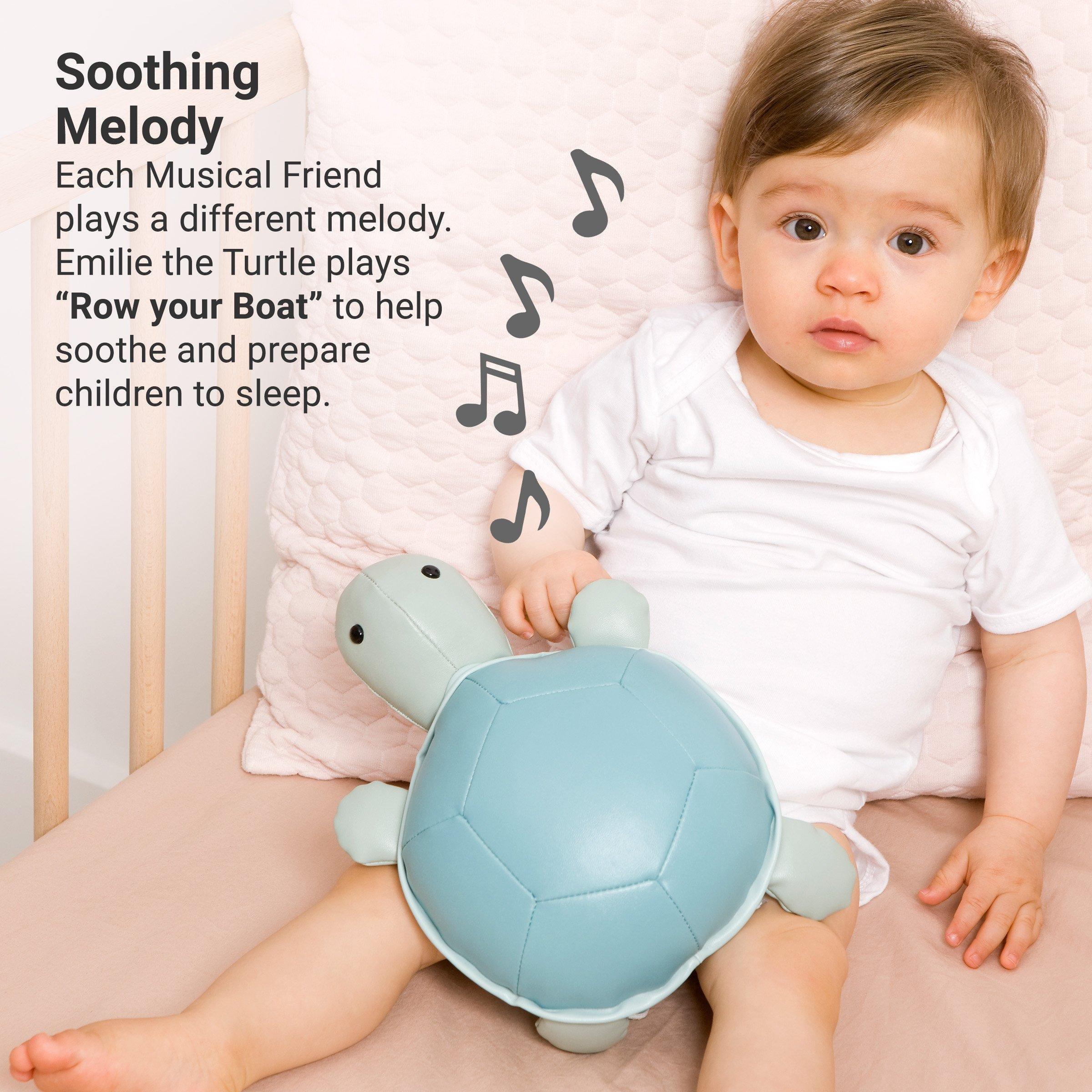 Musical Animals - Turtle, Plush Baby Music Box image number 4