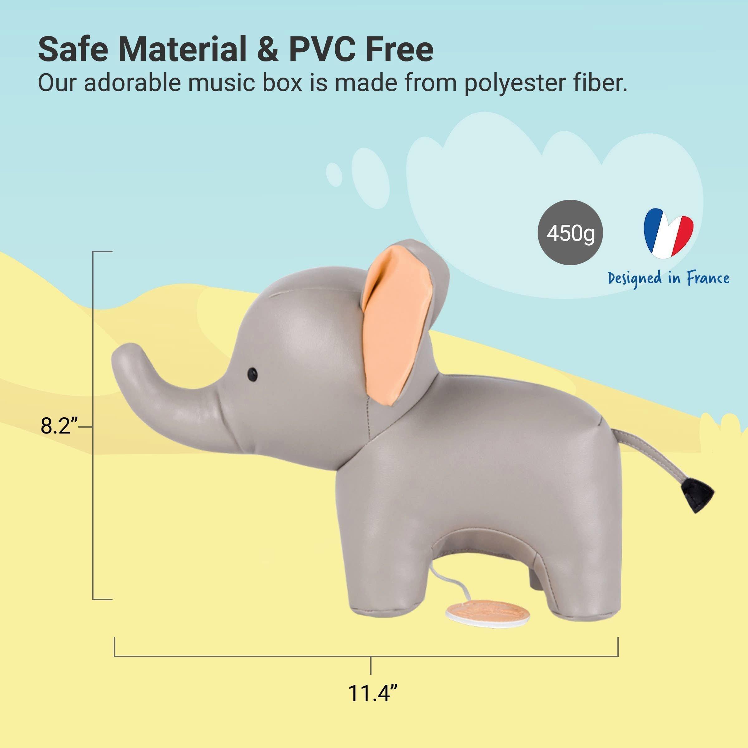 Musical Animals - Elephant, Plush Baby Music Box image number 2