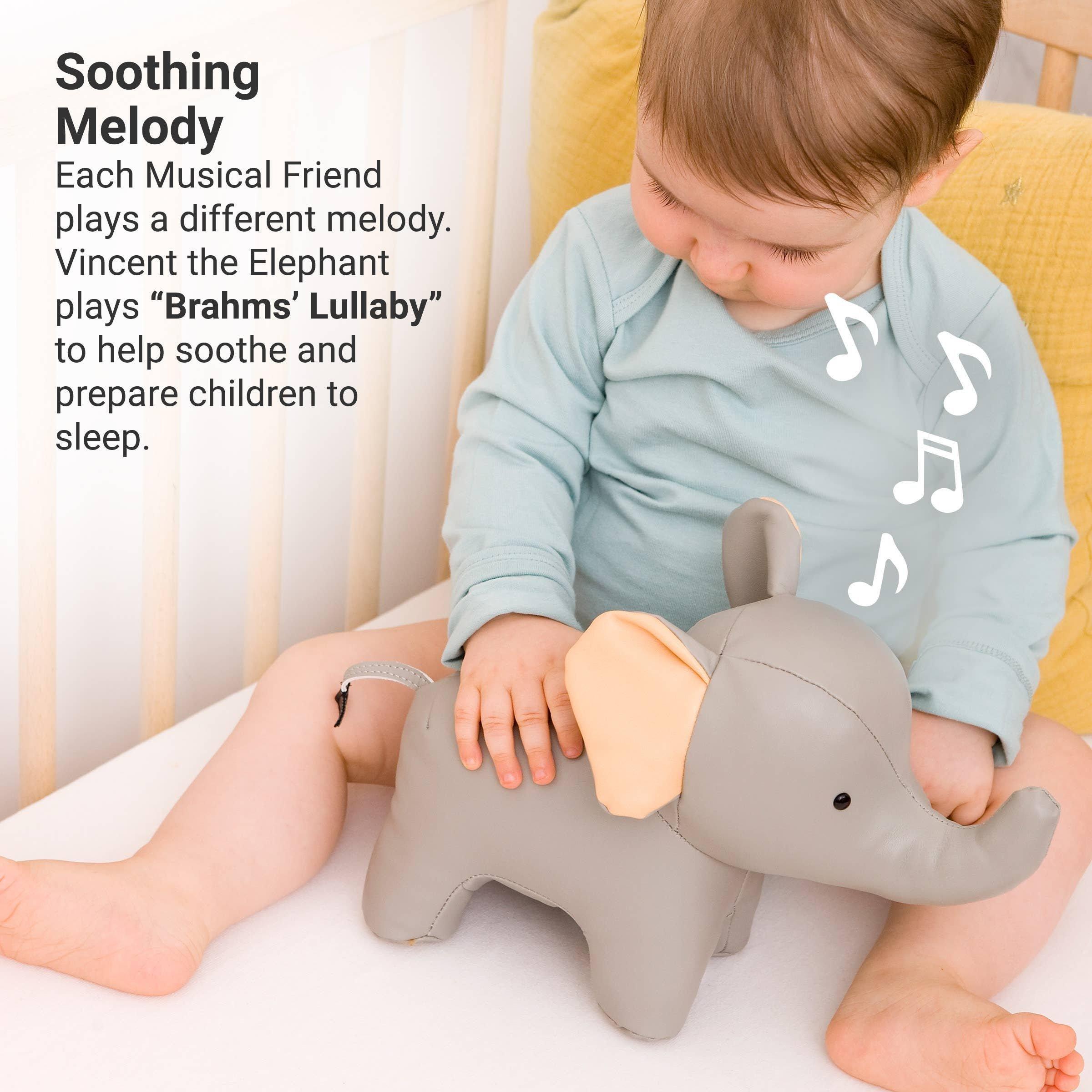 Musical Animals - Elephant, Plush Baby Music Box image number 4