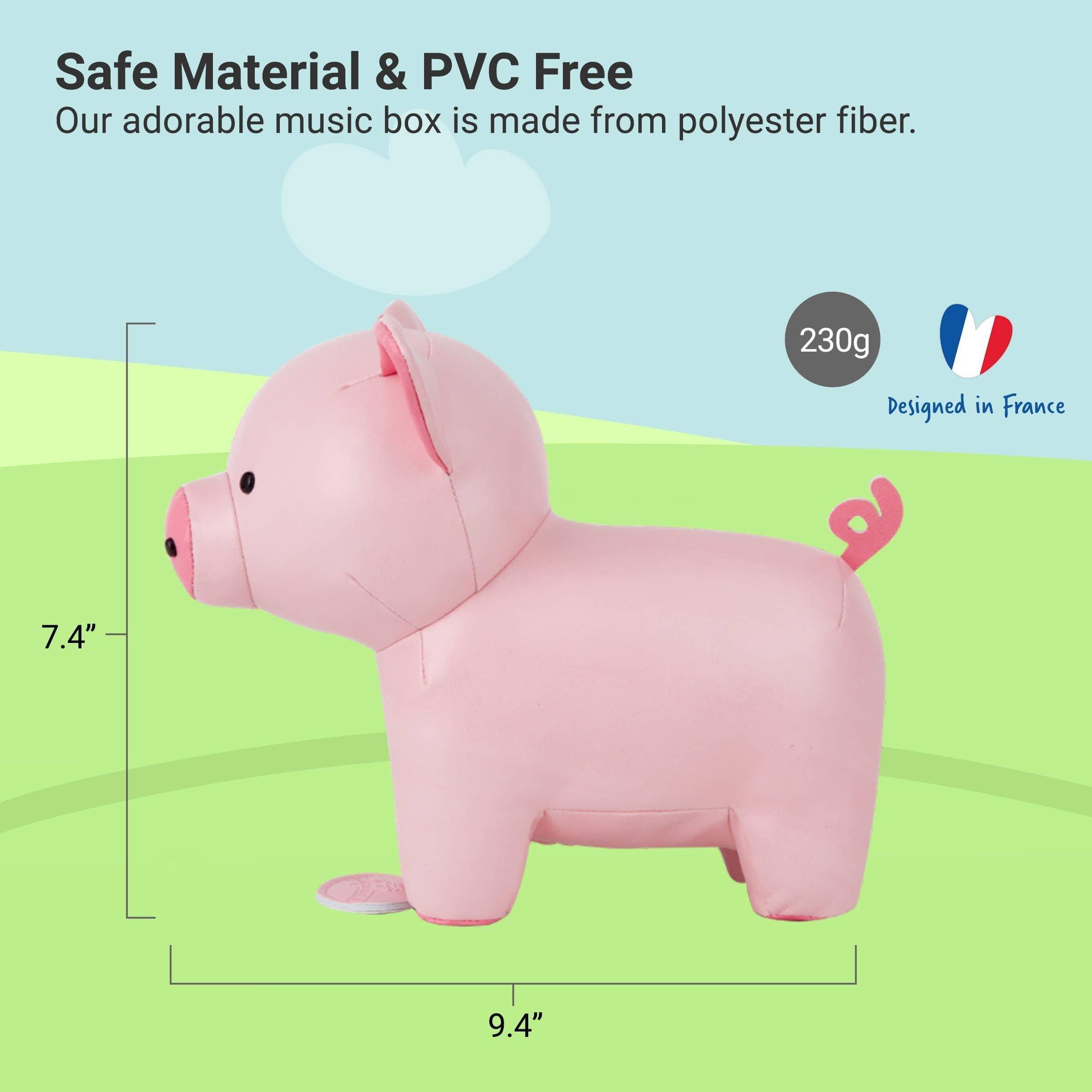 Musical Animals - Pig, Plush Baby Music Box image number 2