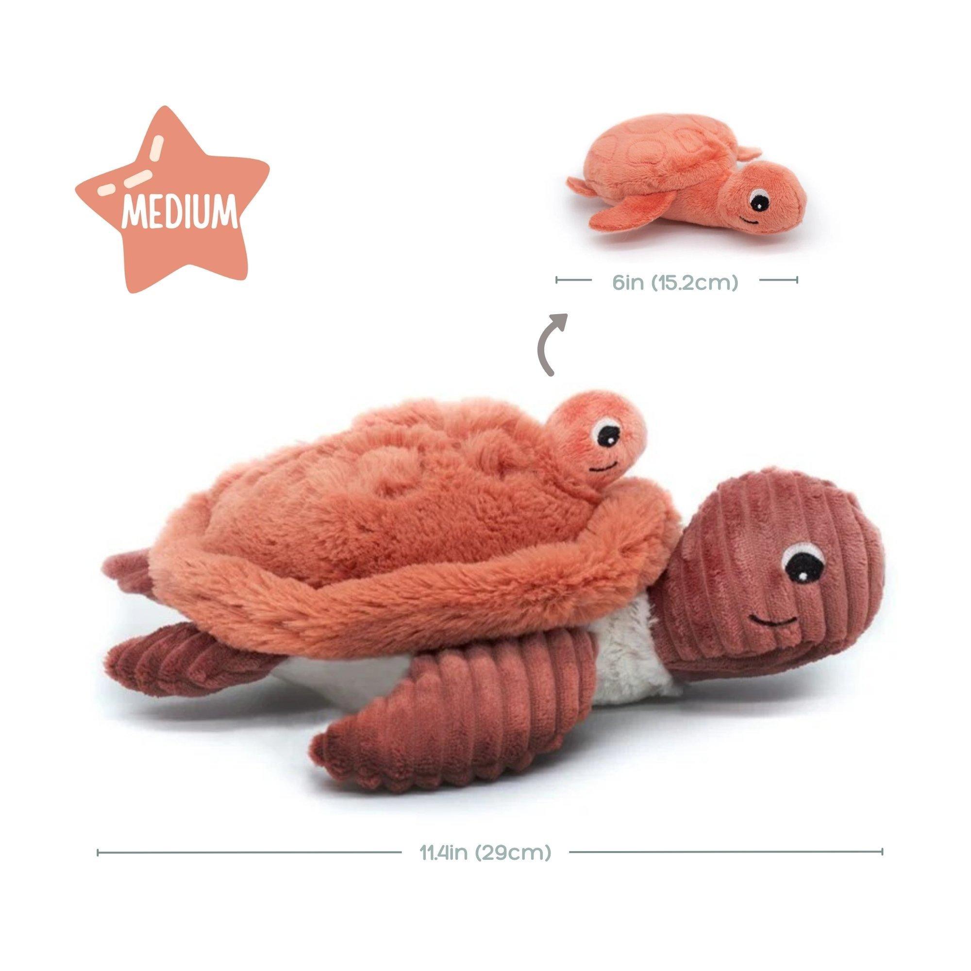 Sea Turtle Mom & Her Baby - Secret Keeper Plush Toy image number 1