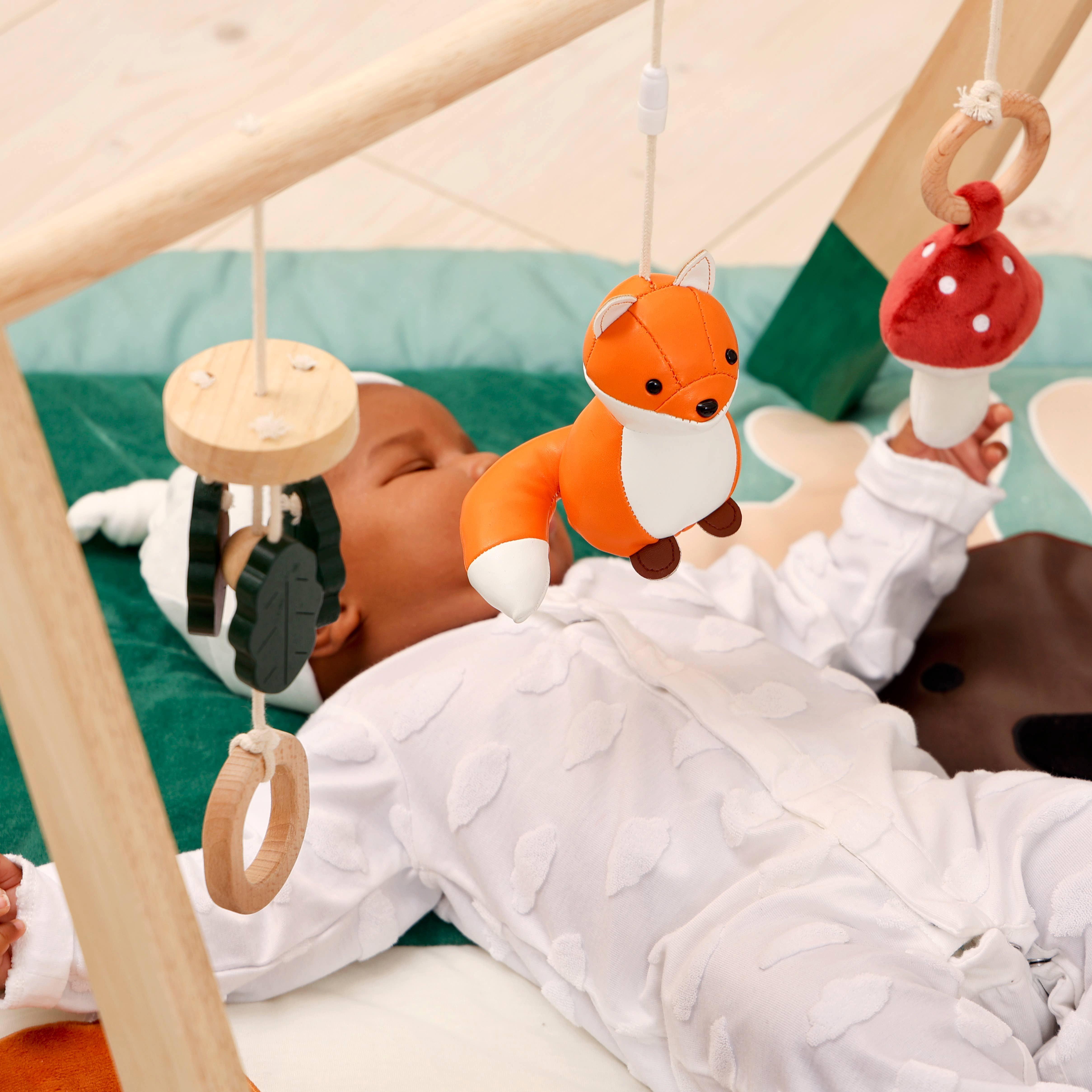 Wooden Activity Arch - Forest, Baby Gym & Sensory Toys image number 2